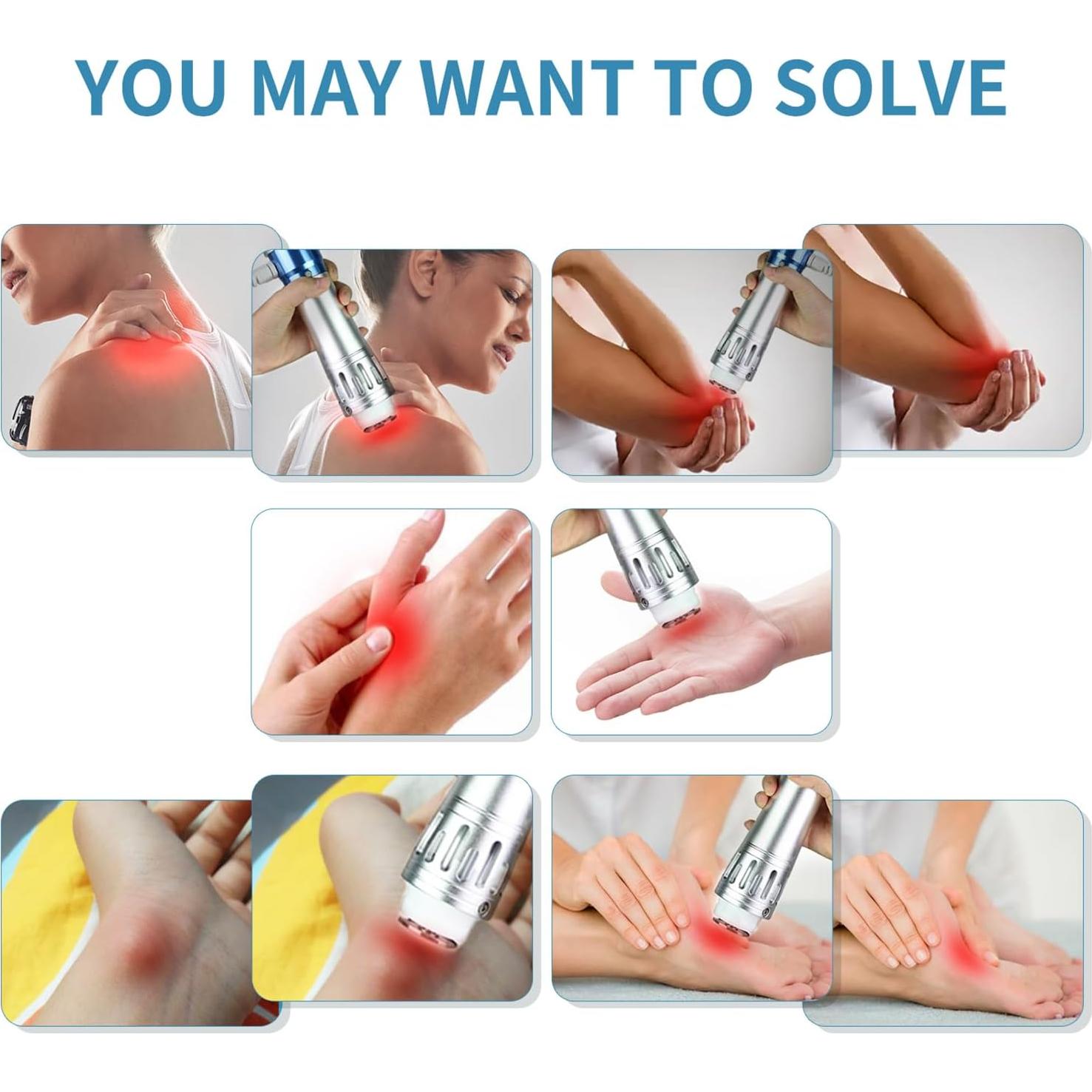 Máquina de Terapia de Ondas de Choque WKL-SW14B para Alivio Muscular