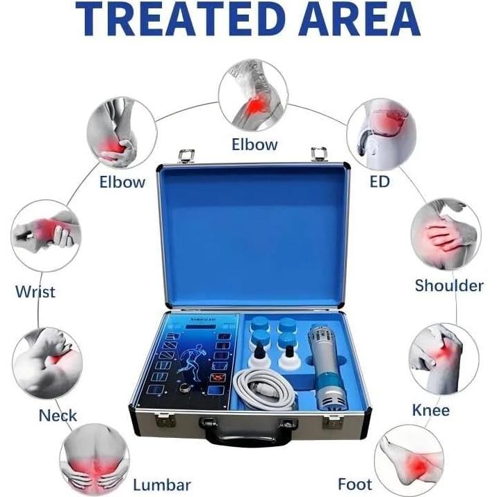Máquina de Terapia de Ondas de Choque WKL-SW14B para Alivio Muscular