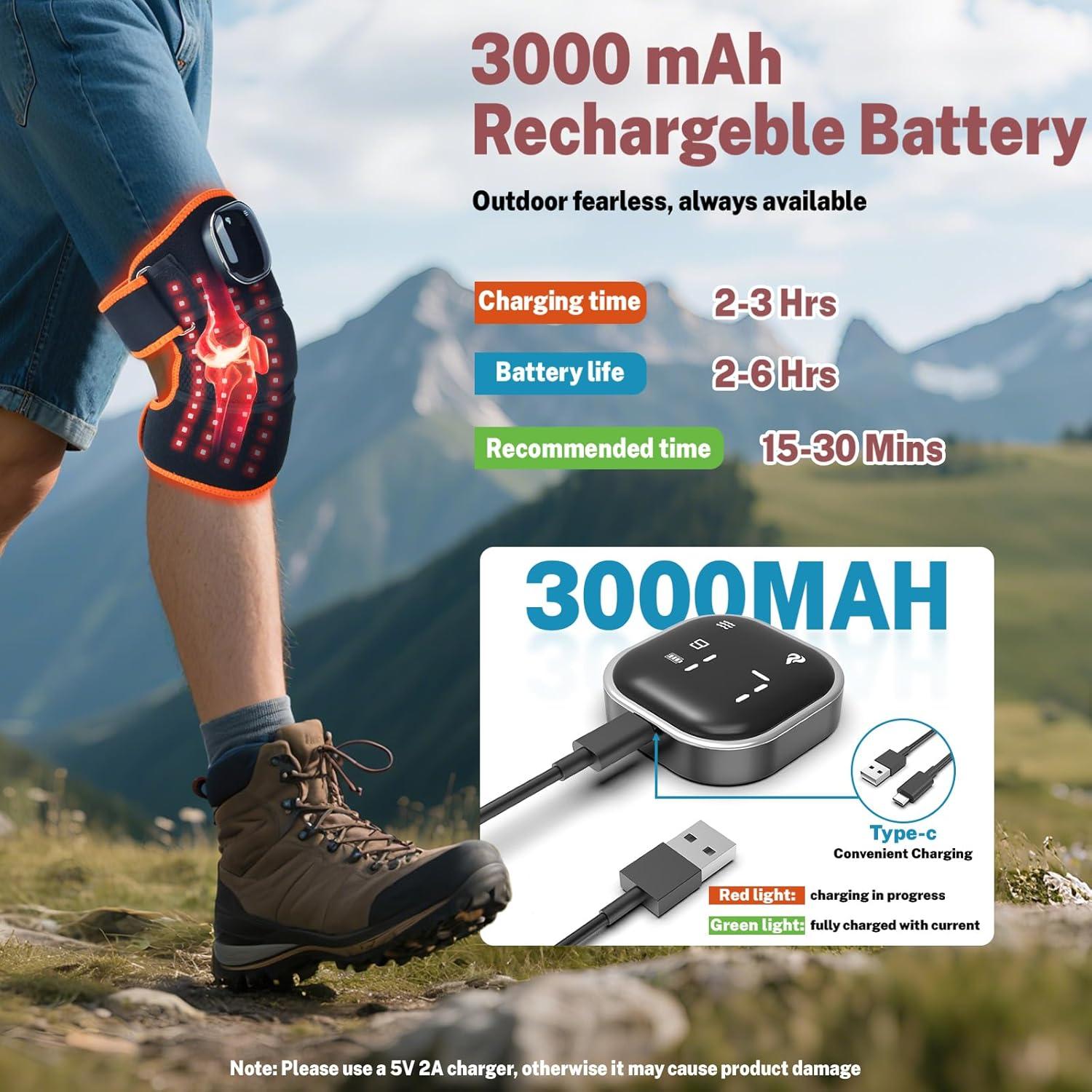 Faja de Masaje Calentada BlissBox con Luz Roja y Infrarroja