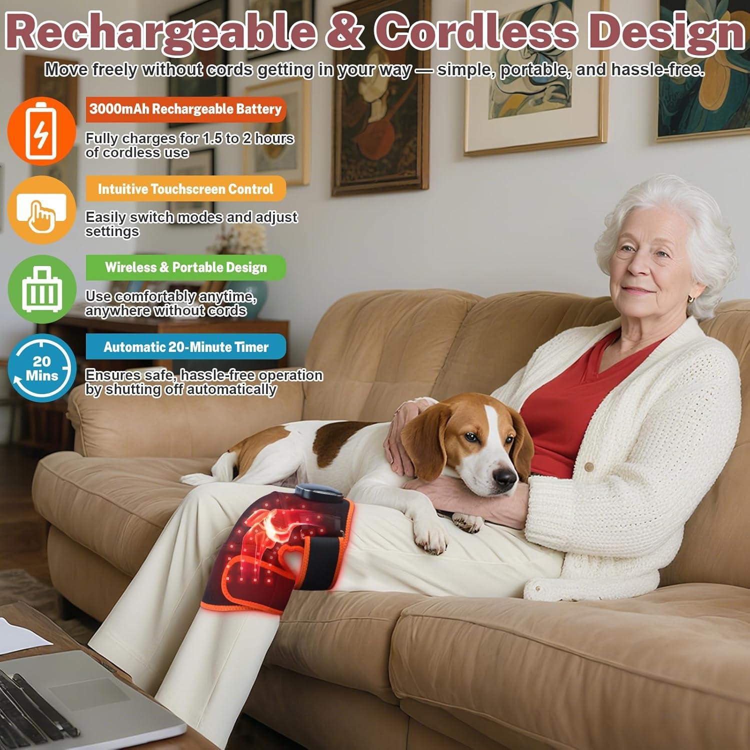 Faja de Masaje Calentada BlissBox con Luz Roja y Infrarroja