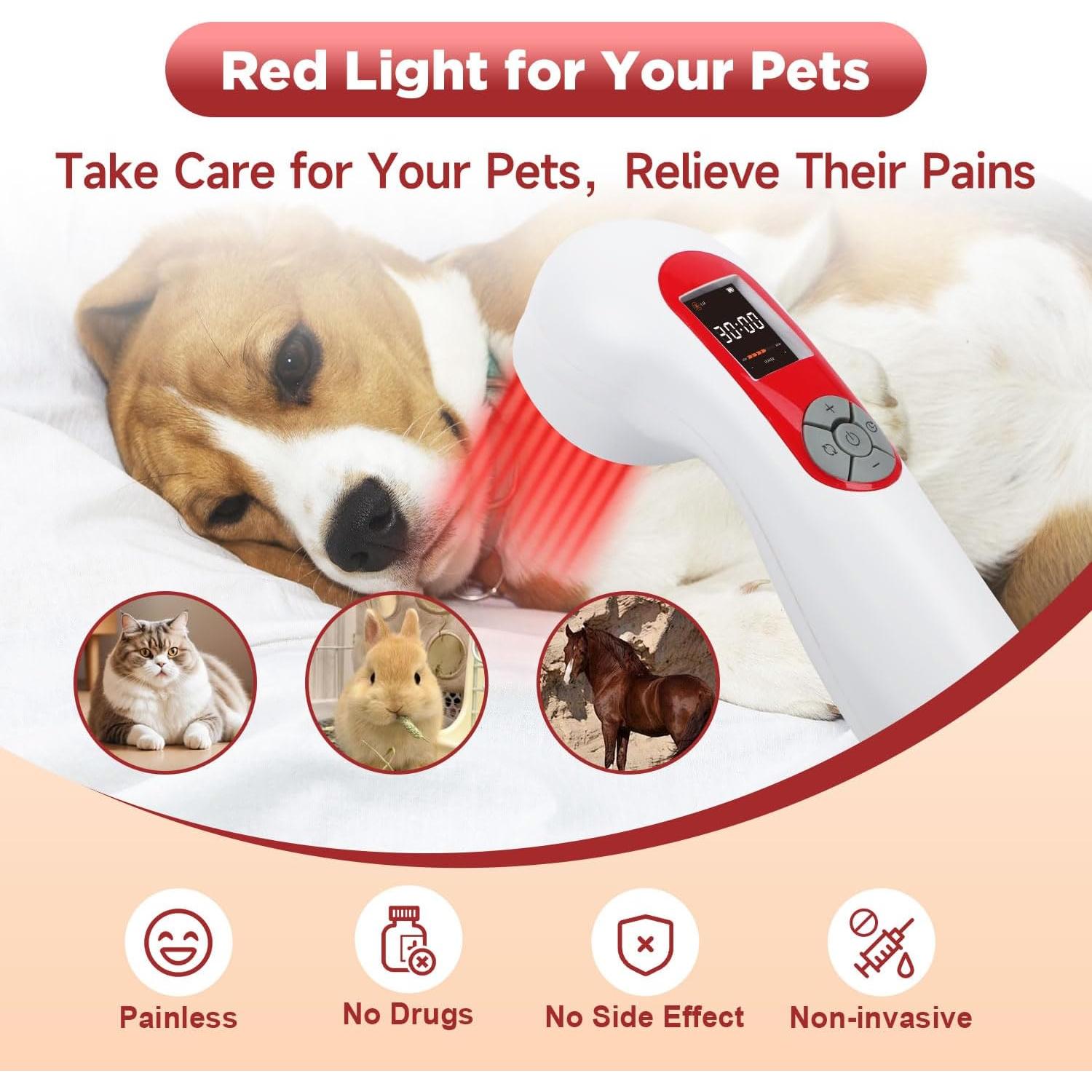 Dispositivo de Terapia de Luz Infrarroja GLOHFAN 5000mAh Alivio Dolor