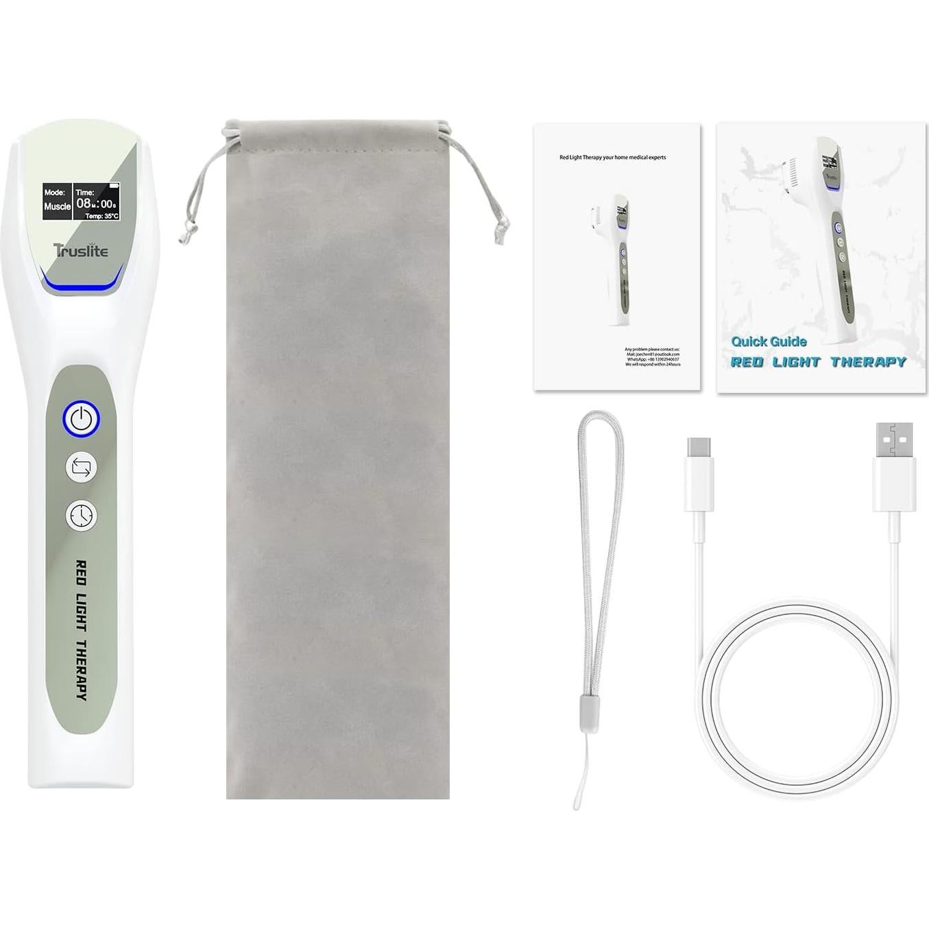 Dispositivo de Terapia de Luz Roja Truslite 30x17cm Alivio Dolor