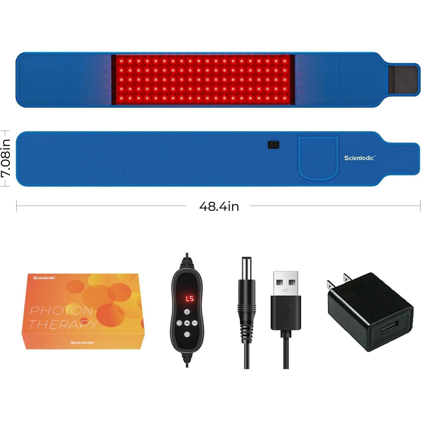Cinturón de Terapia de Luz Roja Scienlodic - Alivio Muscular