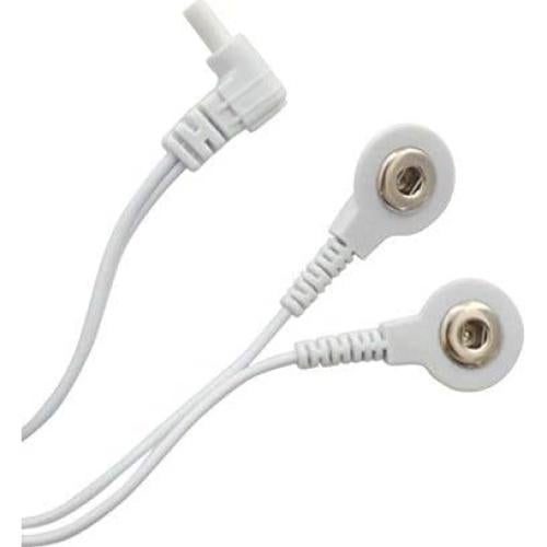 Cables de Electrodos NueMedics 2.35mm para TENS/EMS - Paquete de 2