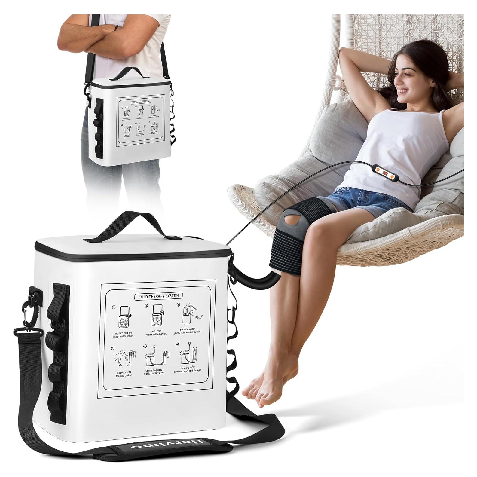 Máquina de Hielo Portátil Hervimo TM002 para Rodilla y Hombro