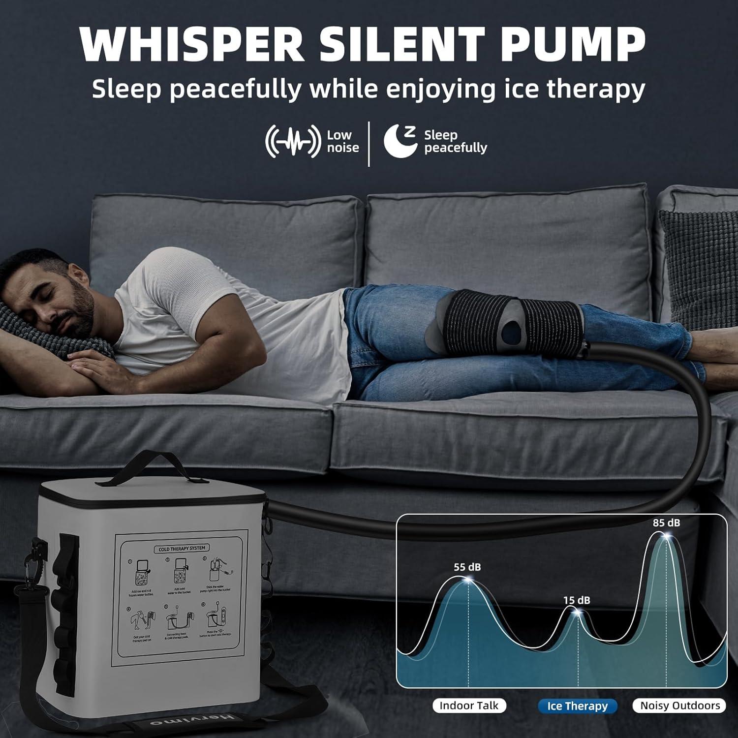 Máquina de Hielo Portátil Hervimo TM002 para Rodilla y Hombro