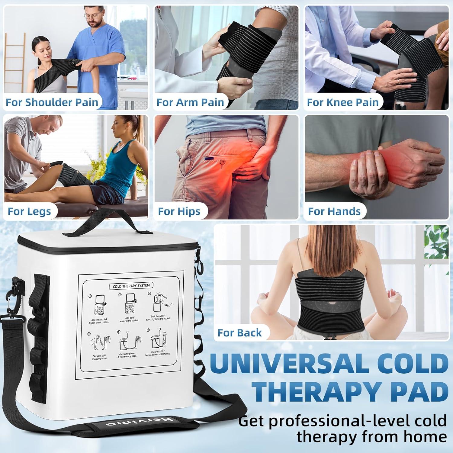 Máquina de Hielo Portátil Hervimo TM002 para Rodilla y Hombro