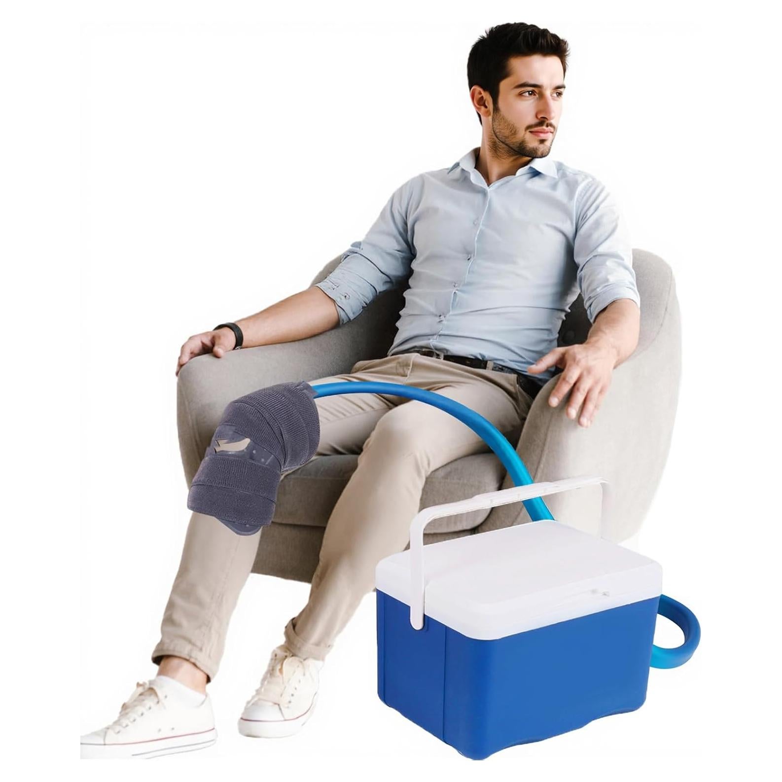 Máquina de Terapia Fría Mathgetin 8L para Rodilla y Hombro