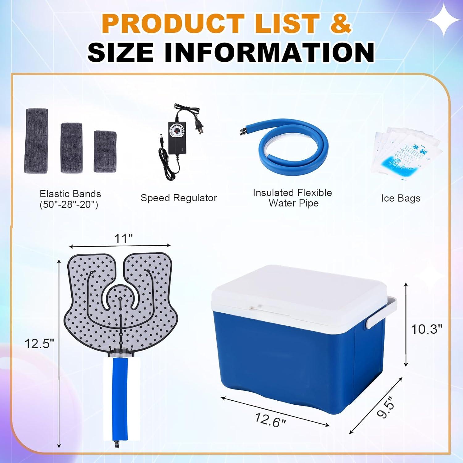 Máquina de Terapia Fría Mathgetin 8L para Rodilla y Hombro