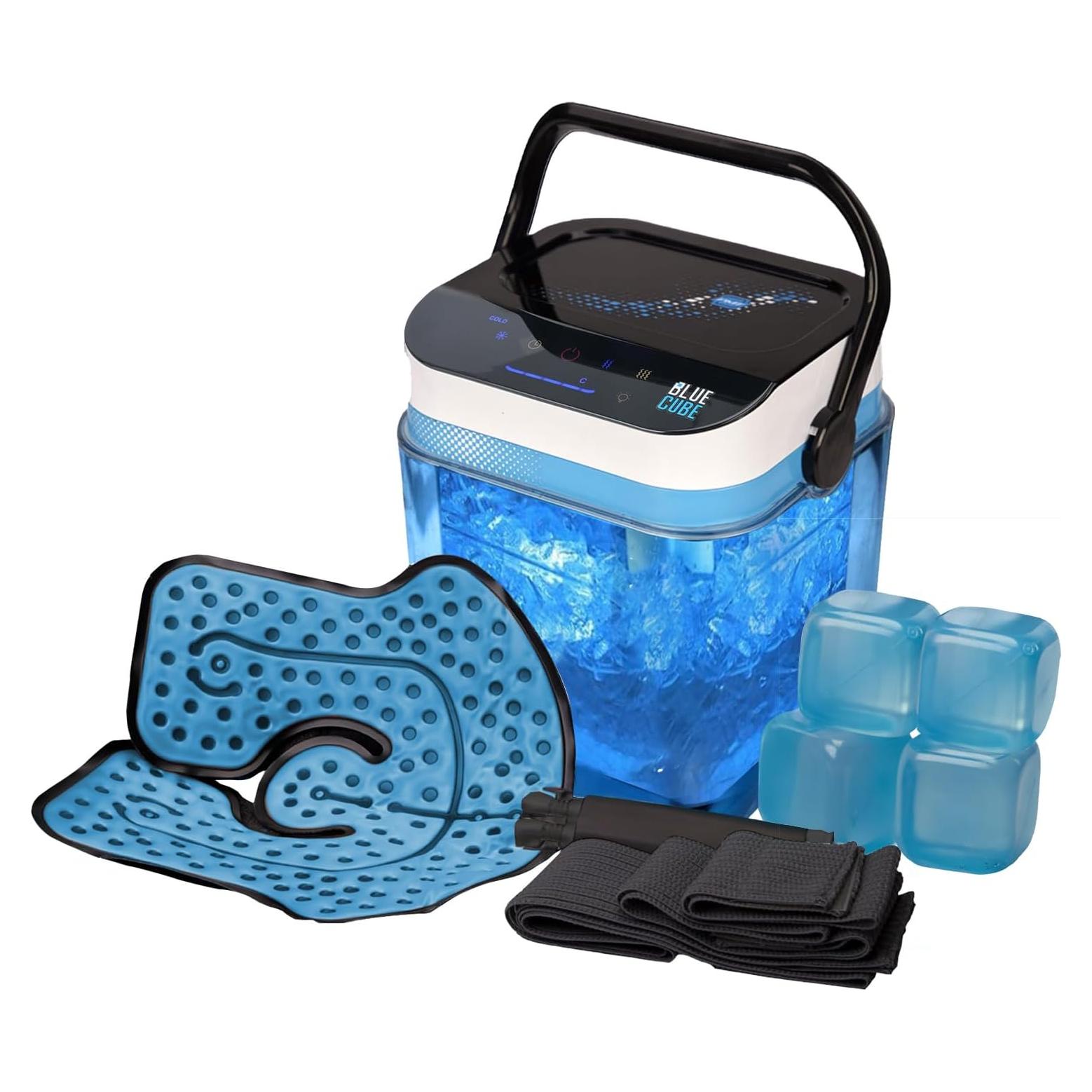 Máquina de Hielo Terapéutica Blue Cube - Alivio Dolor Articulaciones
