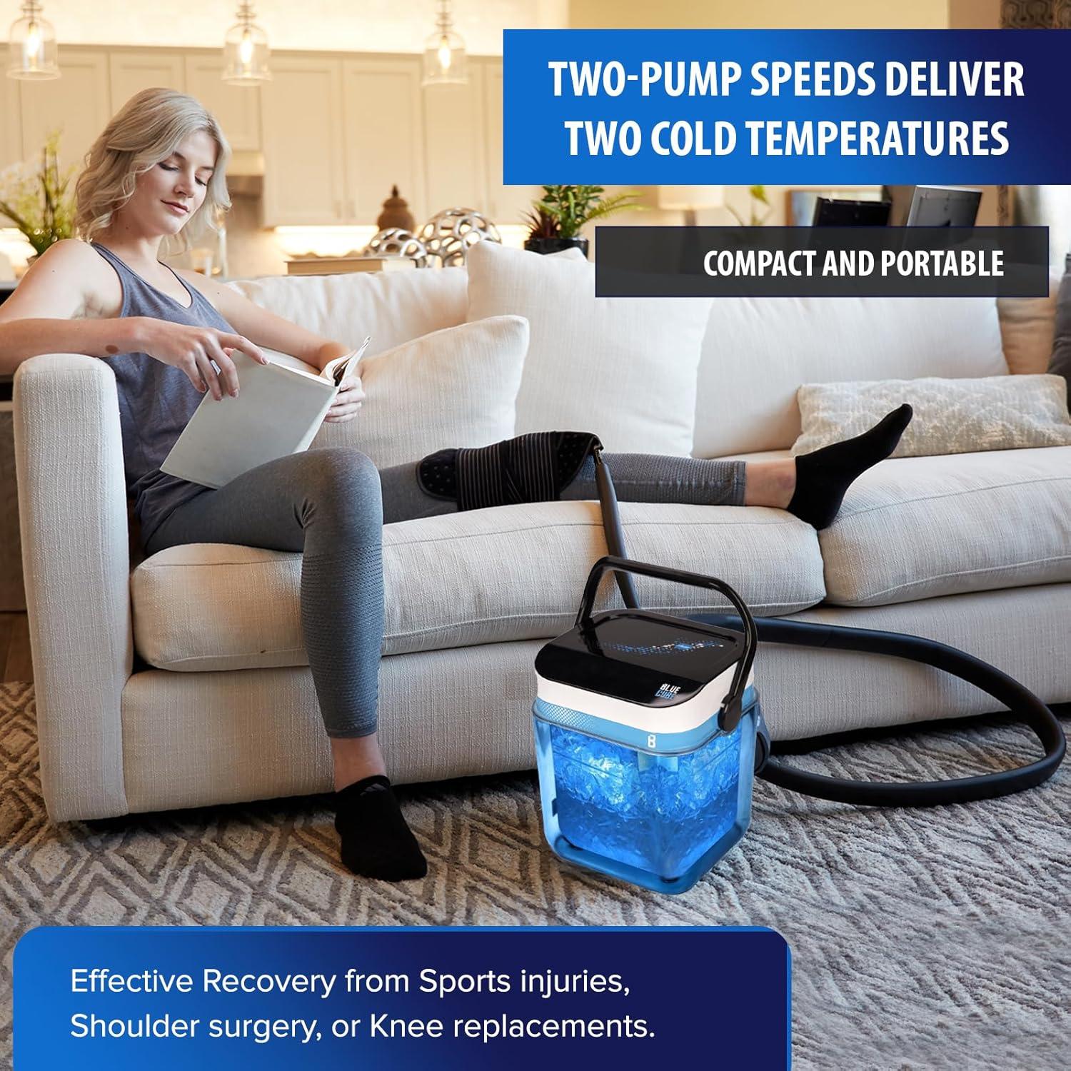 Máquina de Hielo Terapéutica Blue Cube - Alivio Dolor Articulaciones
