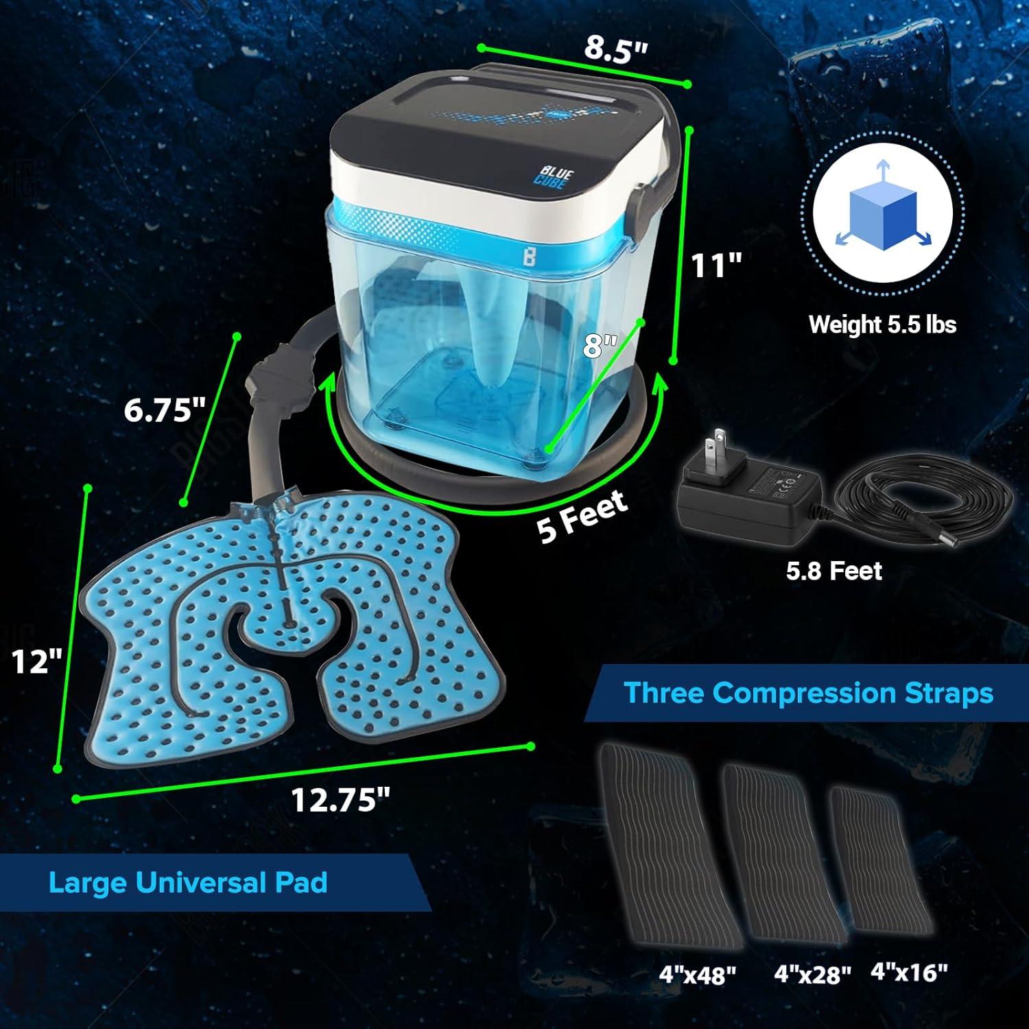 Máquina de Hielo Terapéutica Blue Cube - Alivio Dolor Articulaciones