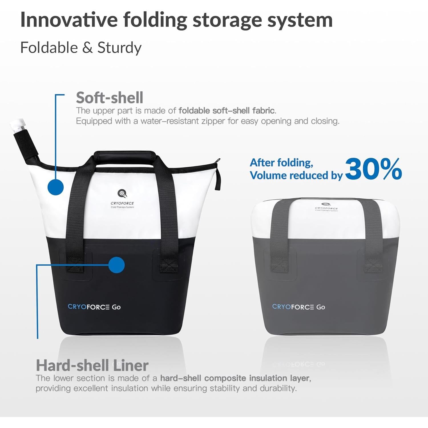 Máquina de Terapia Fría CF-2 Cryoforce para Rodilla 1.59kg