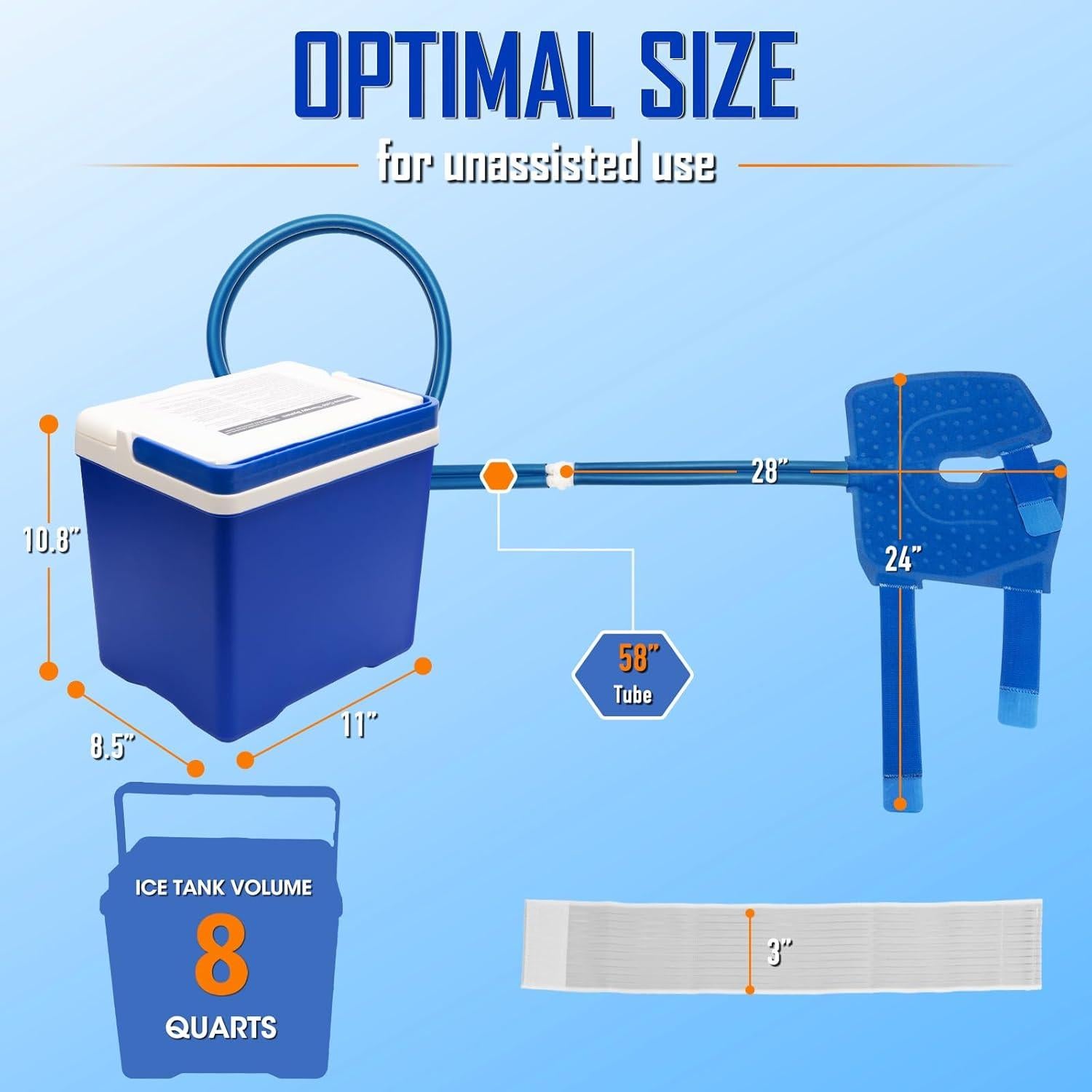 Sistema de Terapia de Hielo Frío Hiumtree con Temporizador Digital