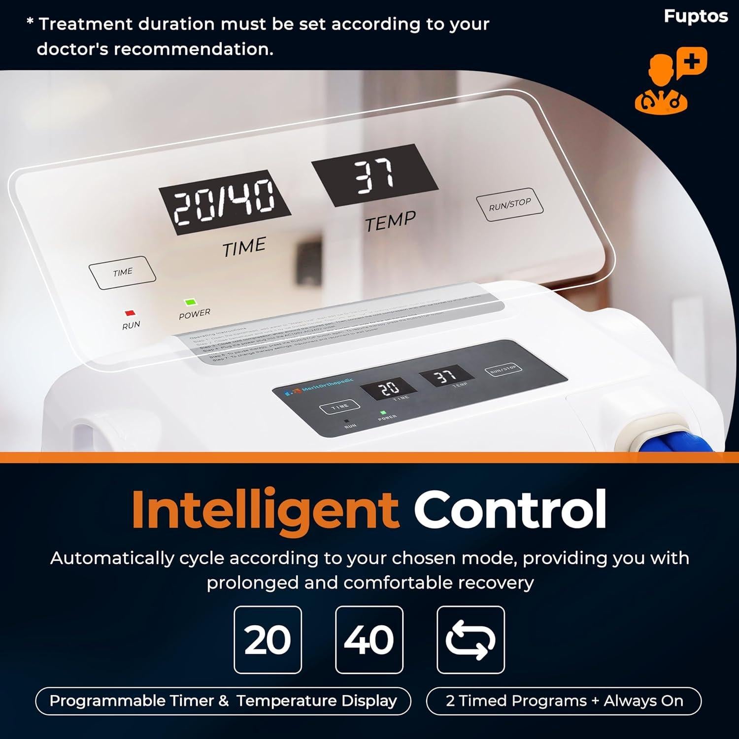 Máquina de Terapia Fría FUPTOS para Rodilla y Hombro