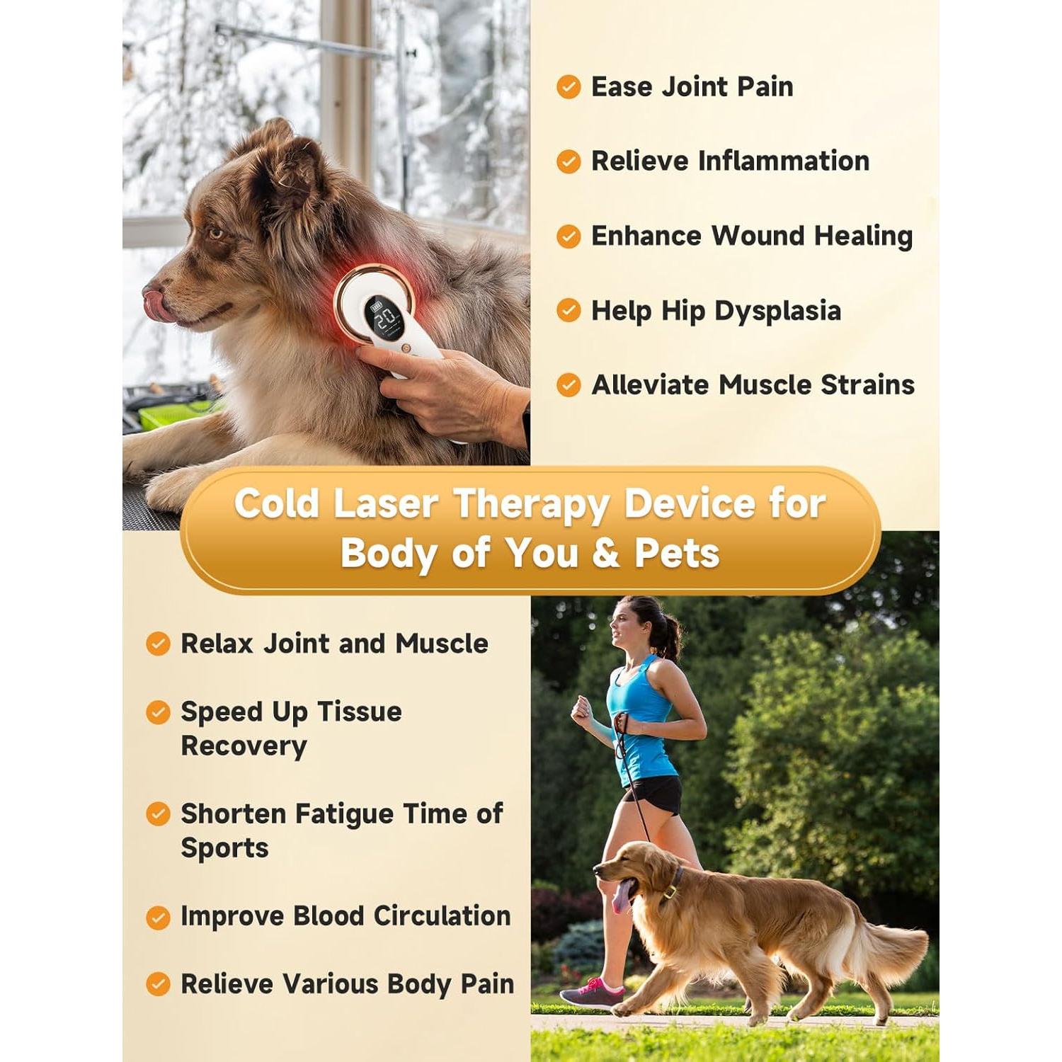 Dispositivo Terapia Láser Frío Azilaser para Mascotas 808/650 nm