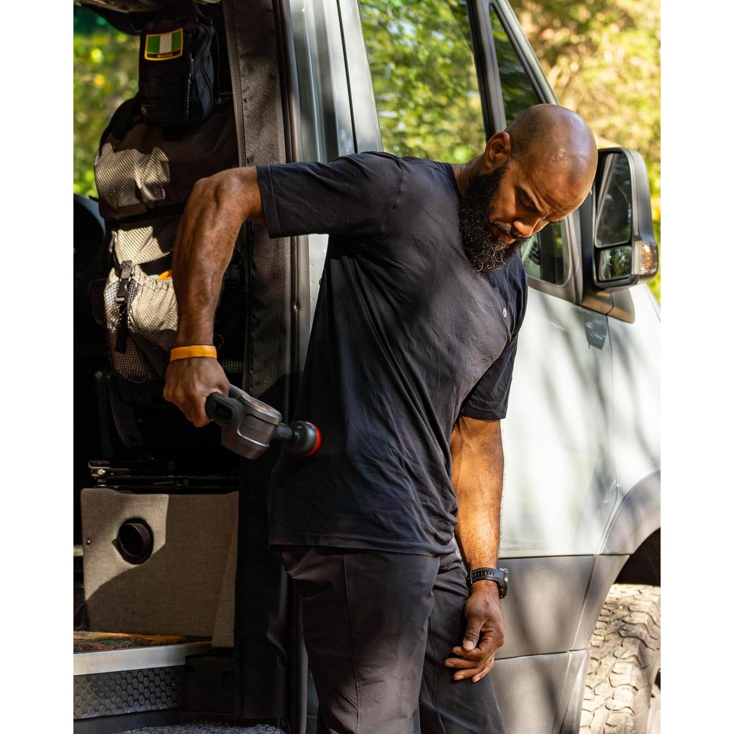 Pistola de Masaje Wellbody 5 con Calor y 5 Velocidades