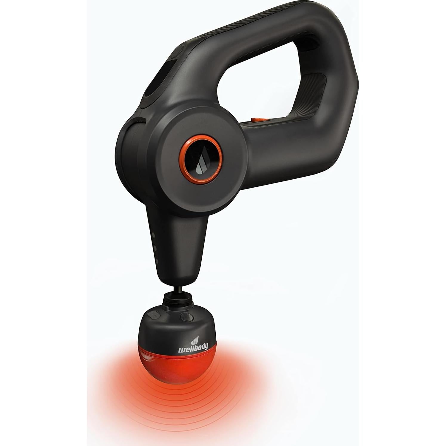 Pistola de Masaje Wellbody 5 con Calor y 5 Velocidades