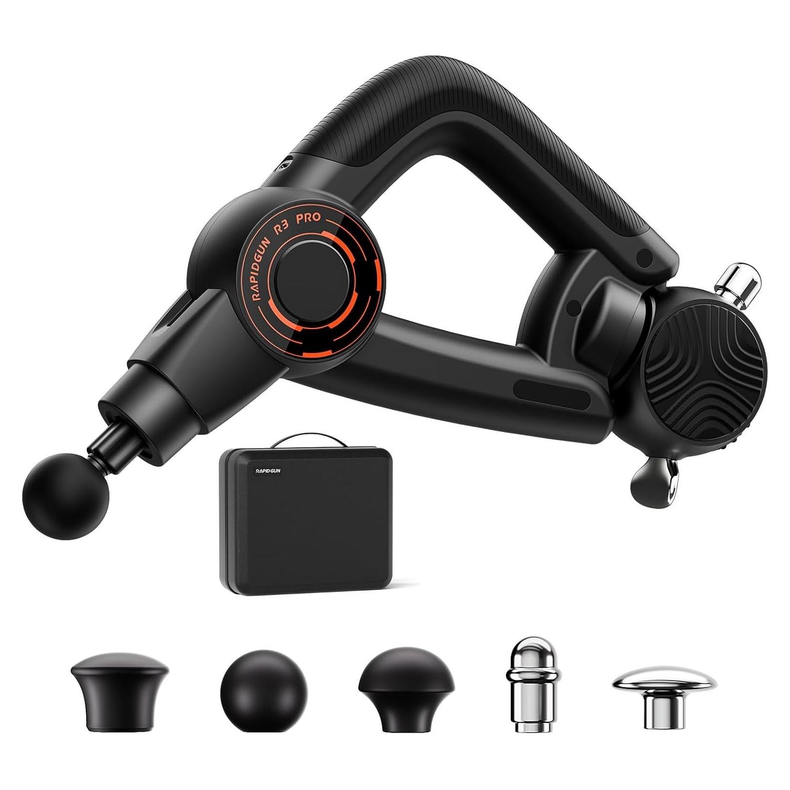 Pistola de Masaje R3 Pro 3-en-1 con Vibración 18mm 6500RPM