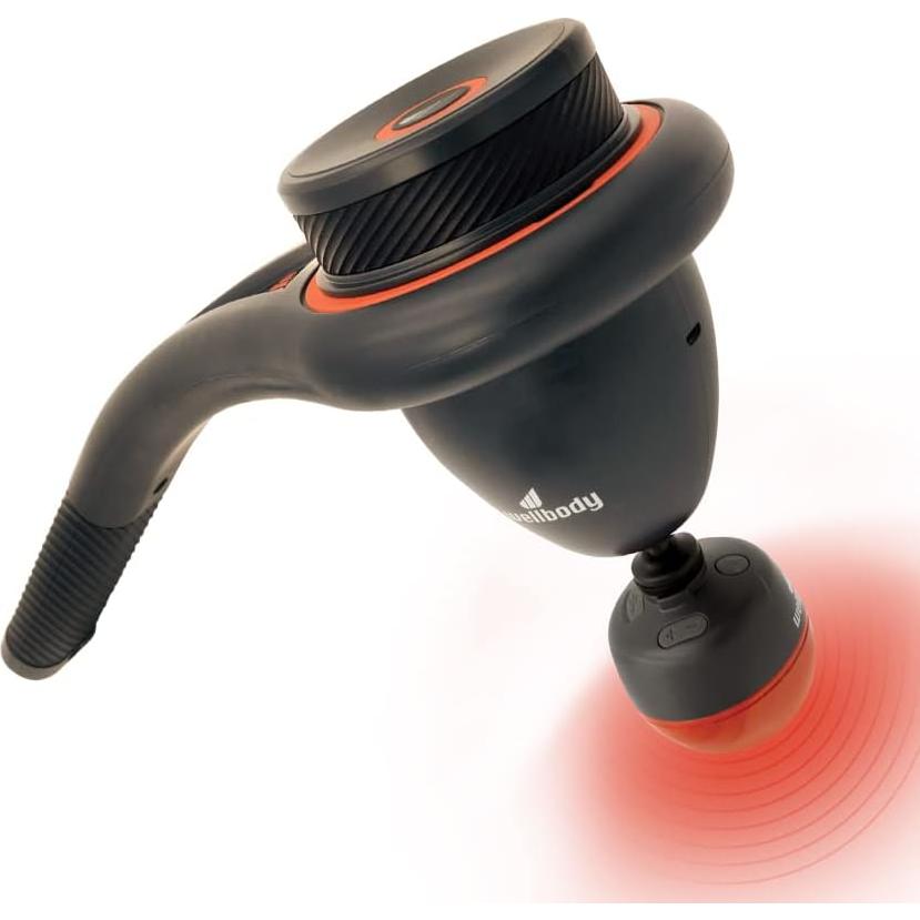 Pistola de Masaje Wellbody Advance con Calor y Vibración