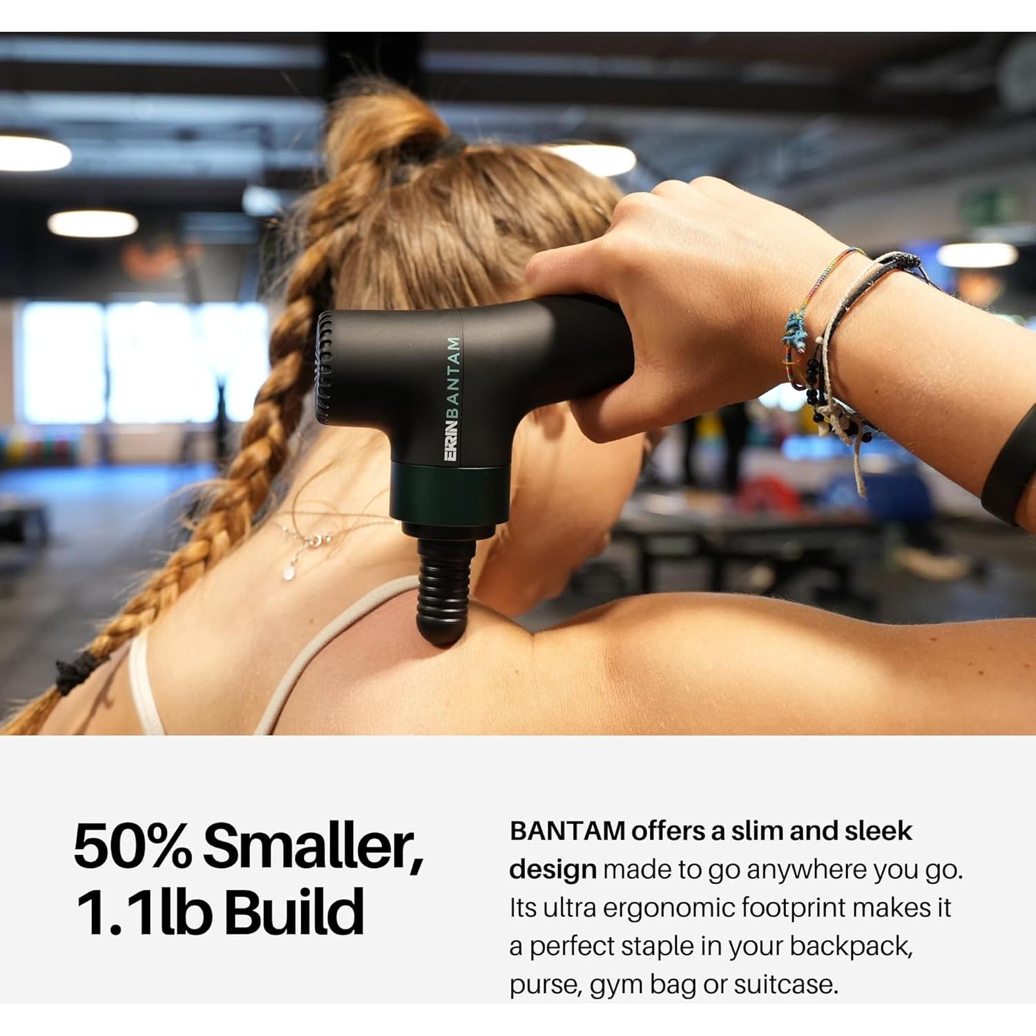 Masajeador Ekrin Athletics Bantam Mini - Compacto y Potente