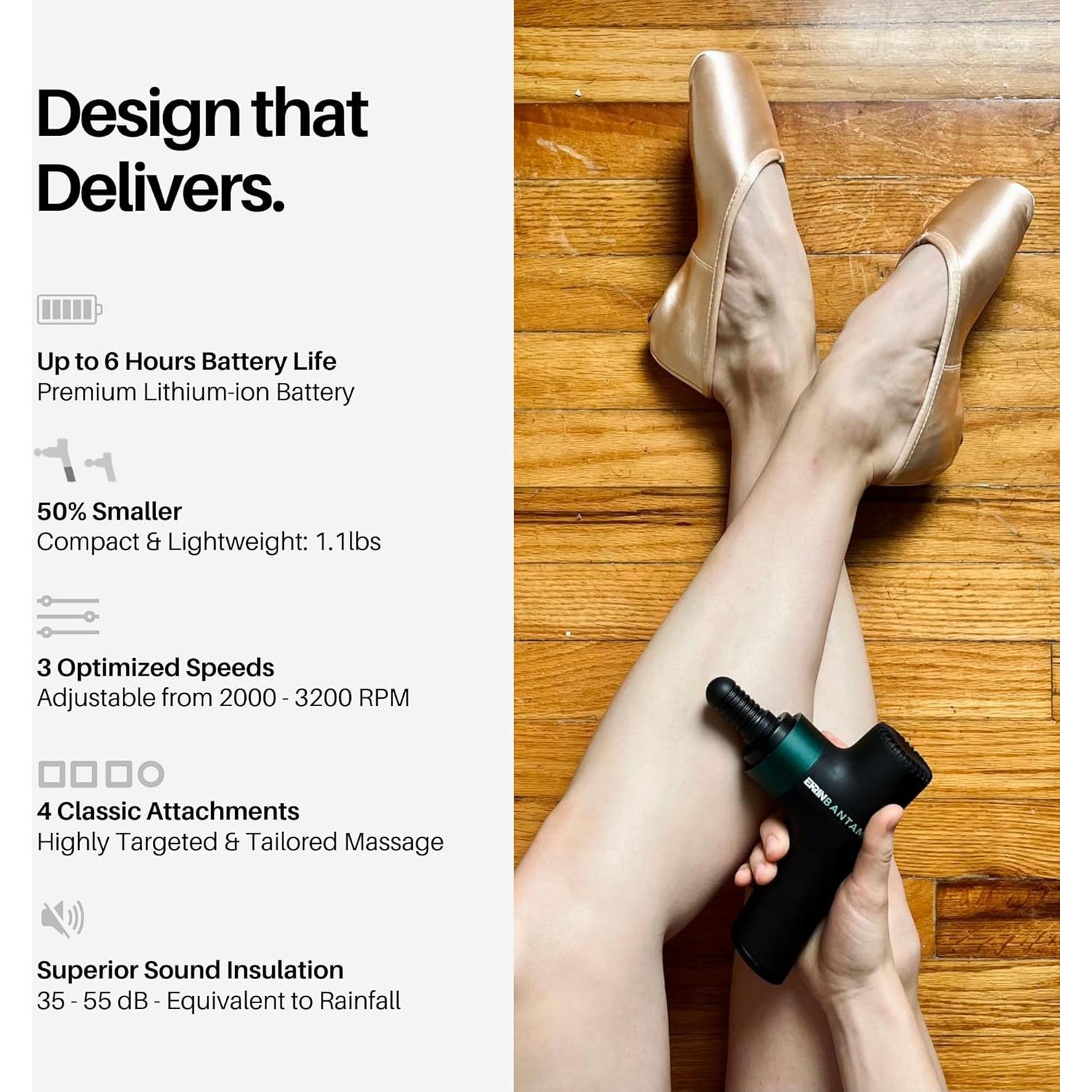 Masajeador Ekrin Athletics Bantam Mini - Compacto y Potente