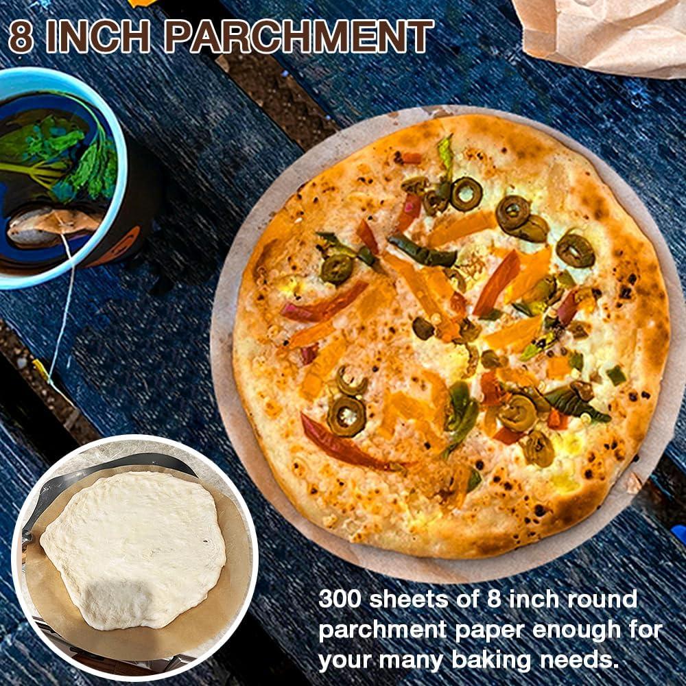 300 Hojas Papel Pergamino Redondo 20 cm Pharamat