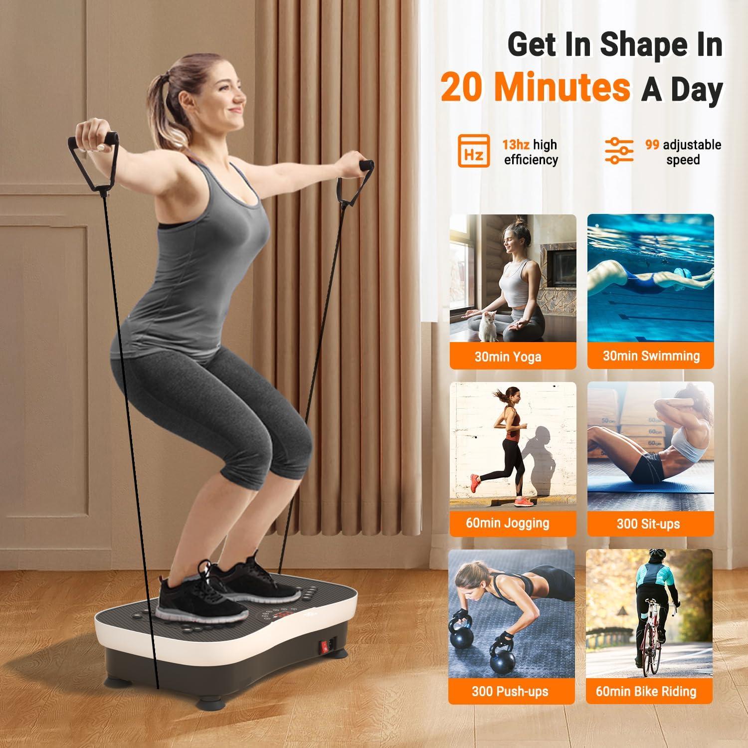 Máquina de Ejercicio Placa de Vibración TODO 2023 99 Niveles