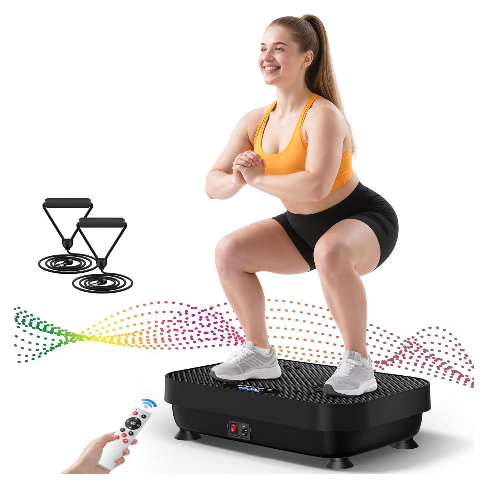 Máquina de Vibración SEDOZIK ZK05 150 Kg 8 Modos de Ejercicio