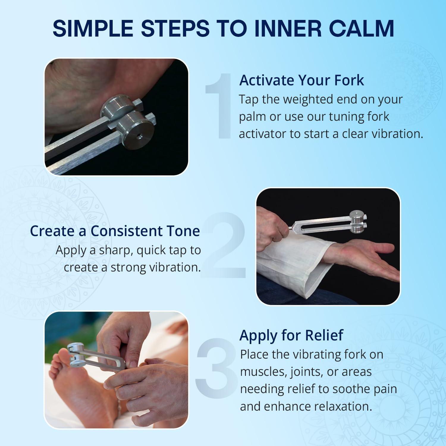 Tenedor de Afinación Ponderado Otto 128 Hz - Omnivos