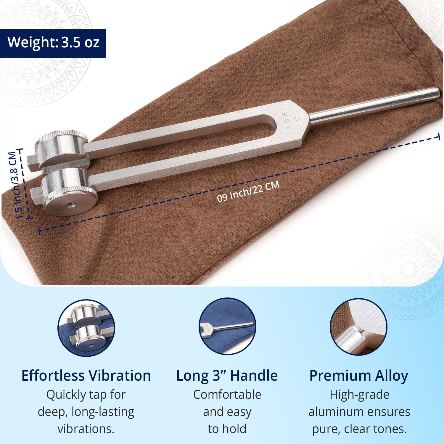 Tenedor de Afinación Ponderado Otto 128 Hz - Omnivos