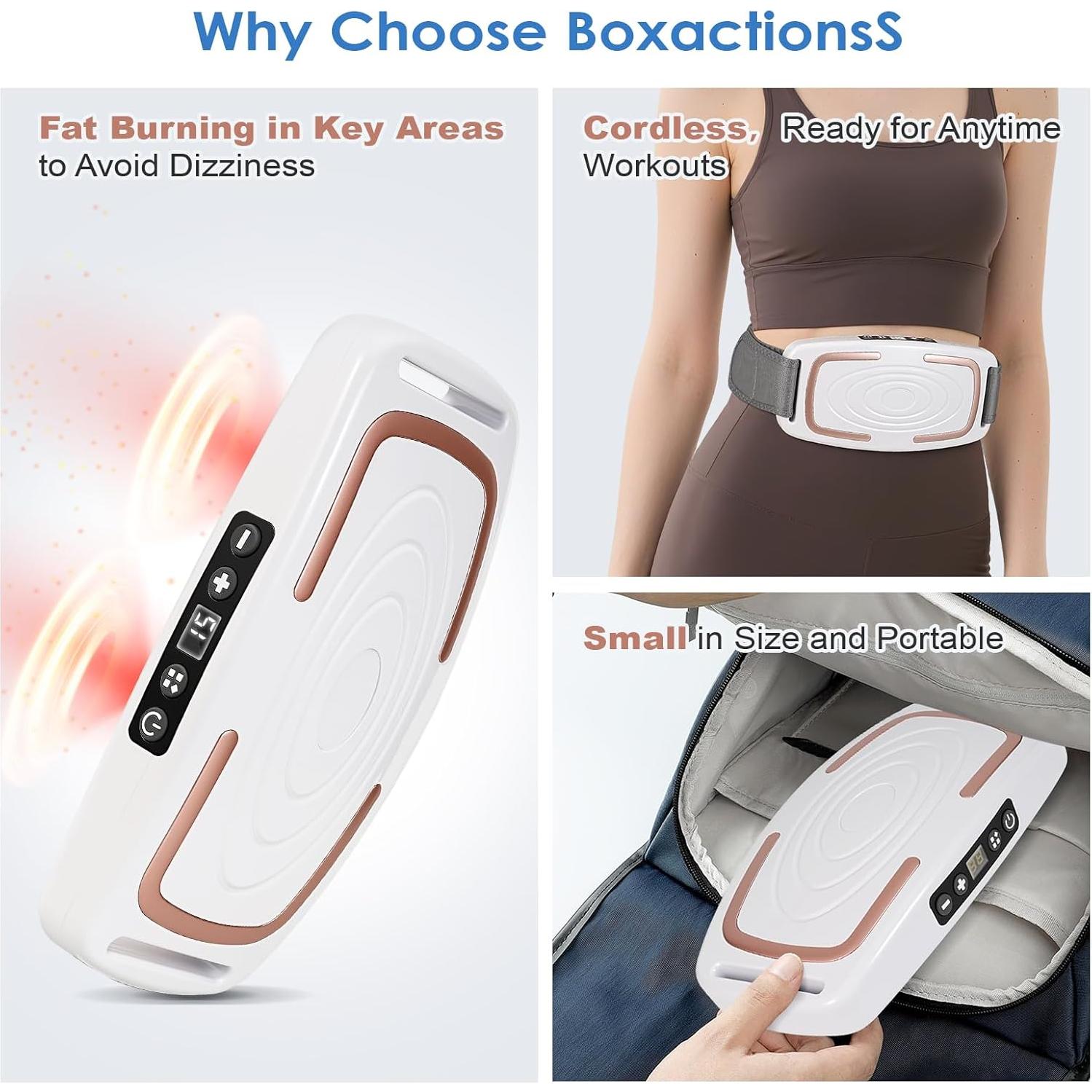 Placa de Vibración Portátil BoxactionsS CJ04 Inalámbrica 9 Niveles