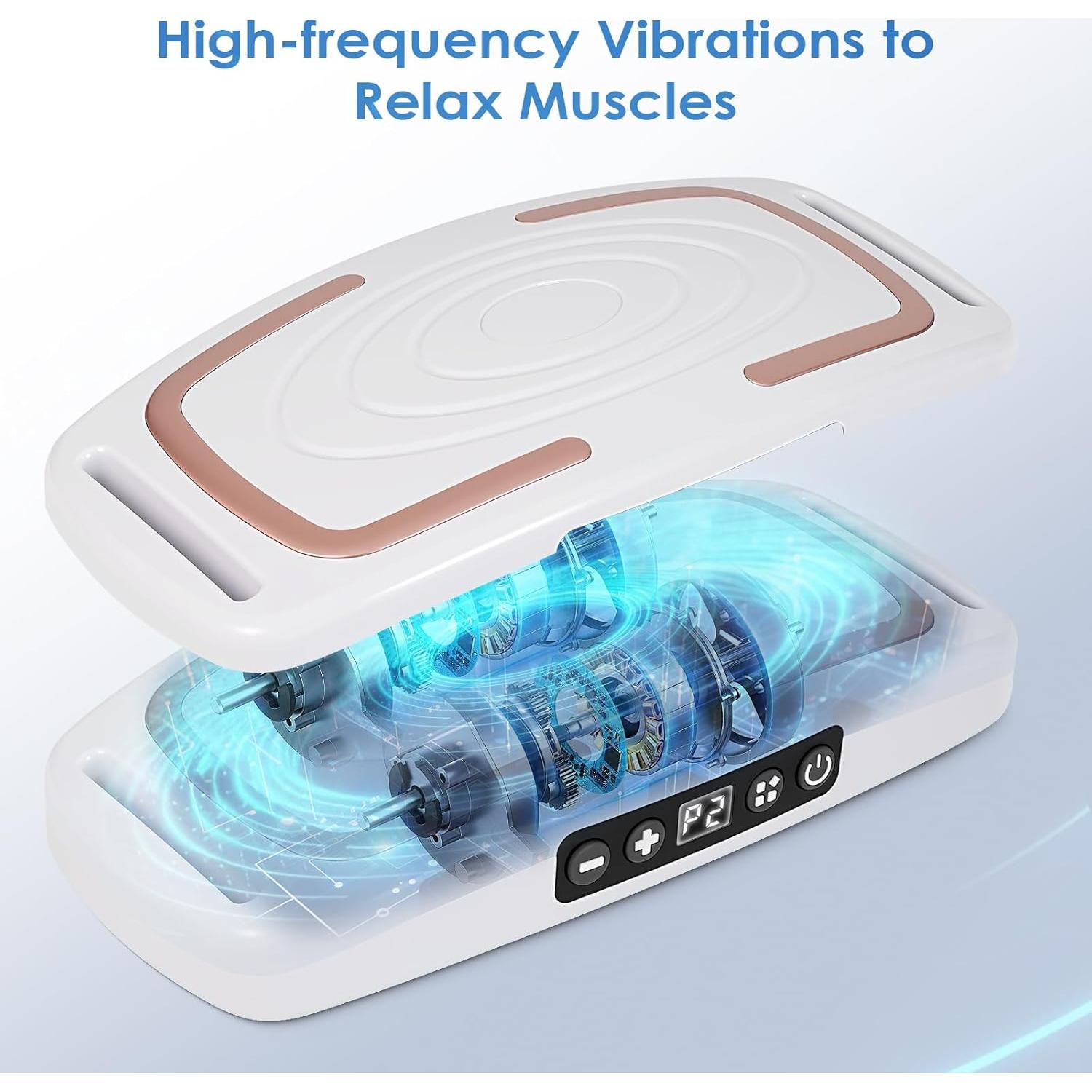 Placa de Vibración Portátil BoxactionsS CJ04 Inalámbrica 9 Niveles