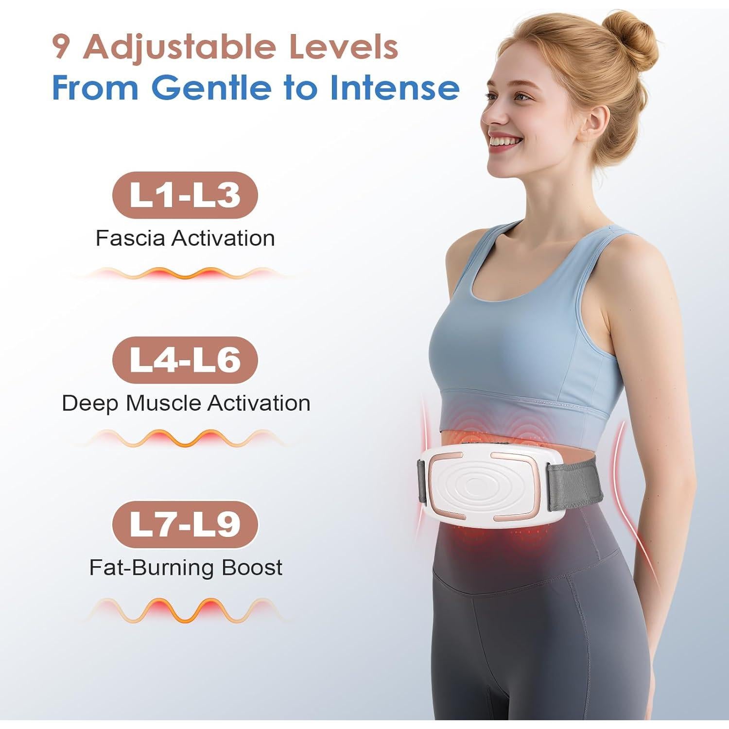 Placa de Vibración Portátil BoxactionsS CJ04 Inalámbrica 9 Niveles