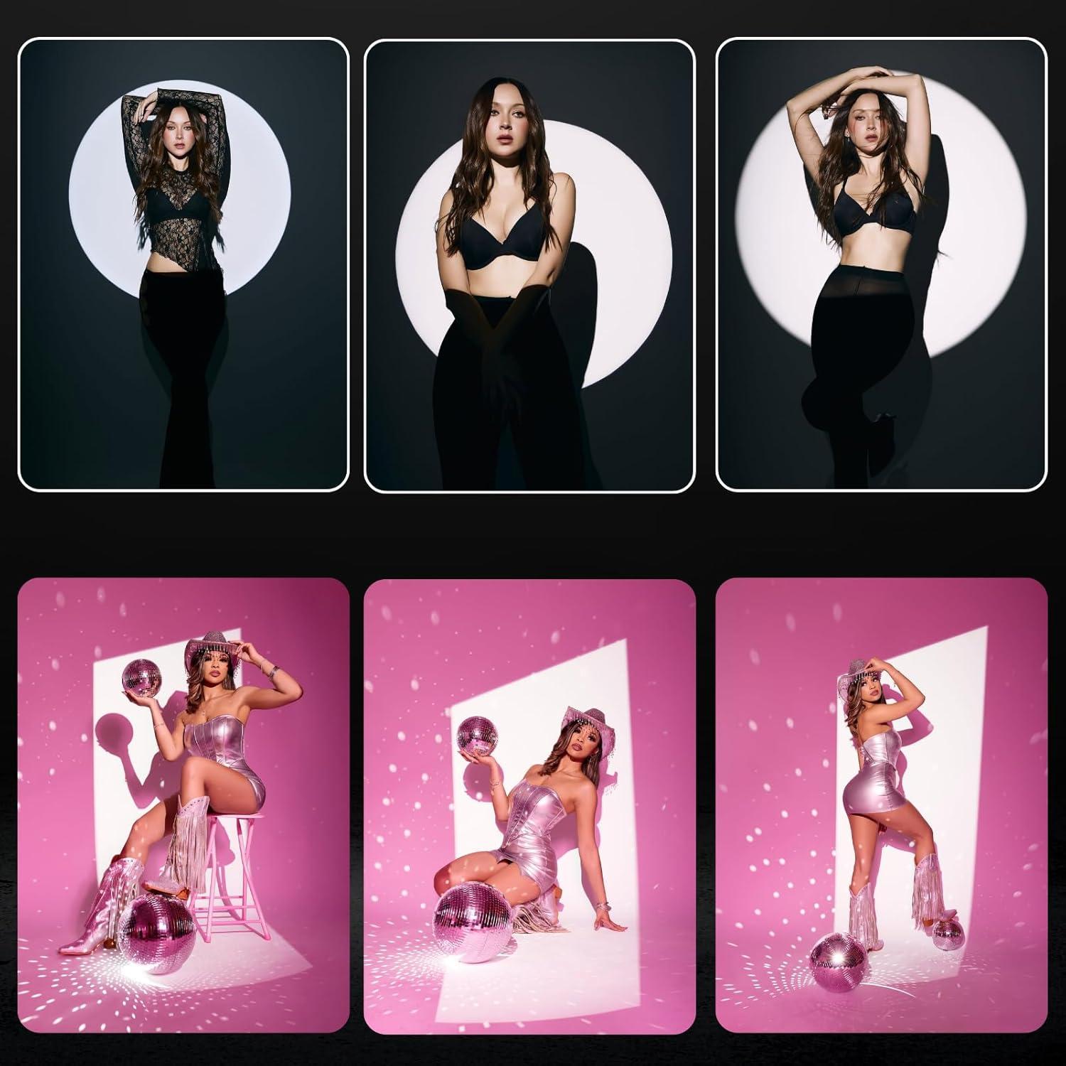 Snoot Óptico Bowens DF DIGITALFOTO con 4 Filtros y 25 Gobos