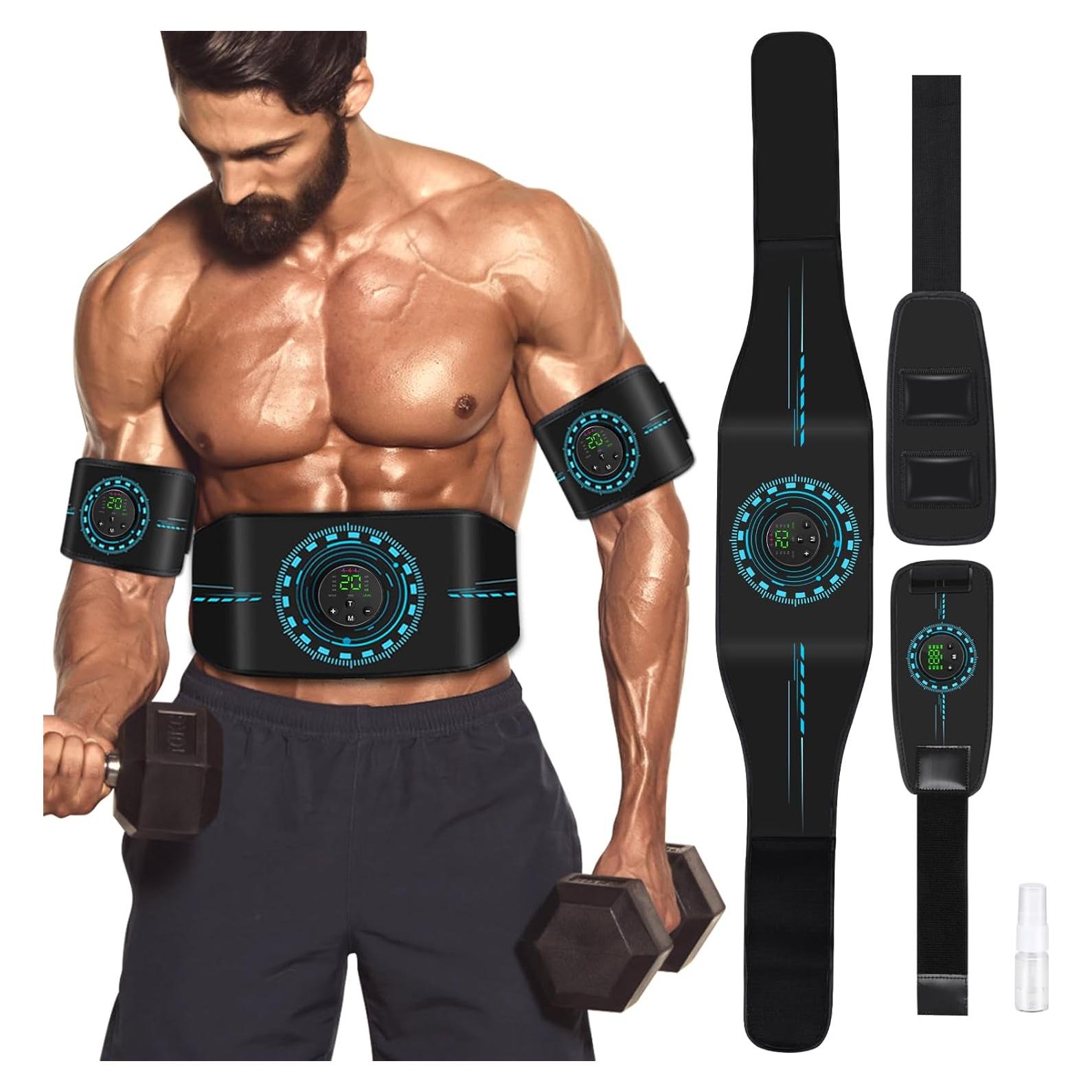 Estimulador Muscular KETAN ABS - Cinturón Tonificador 3 en 1