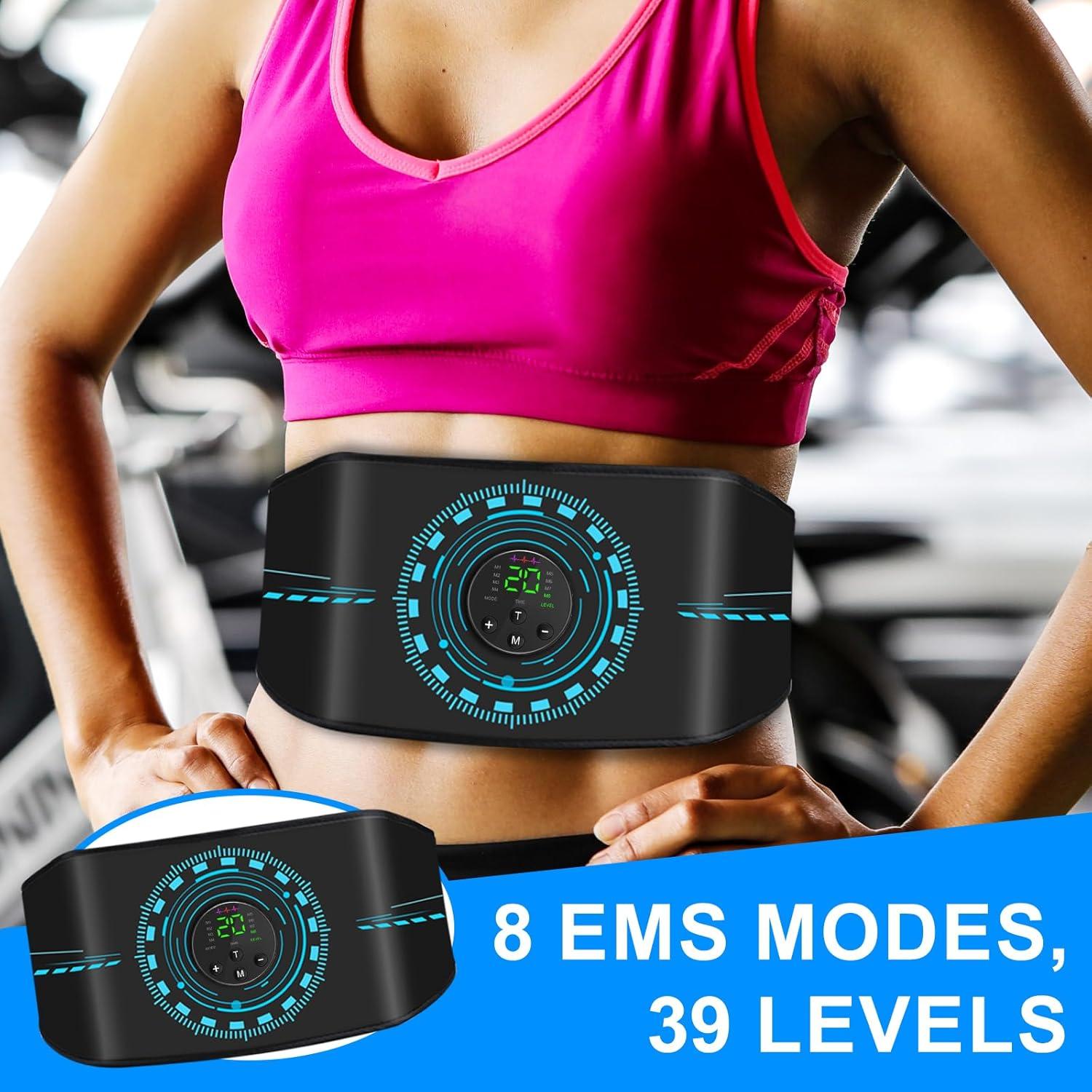 Estimulador Muscular KETAN ABS - Cinturón Tonificador 3 en 1