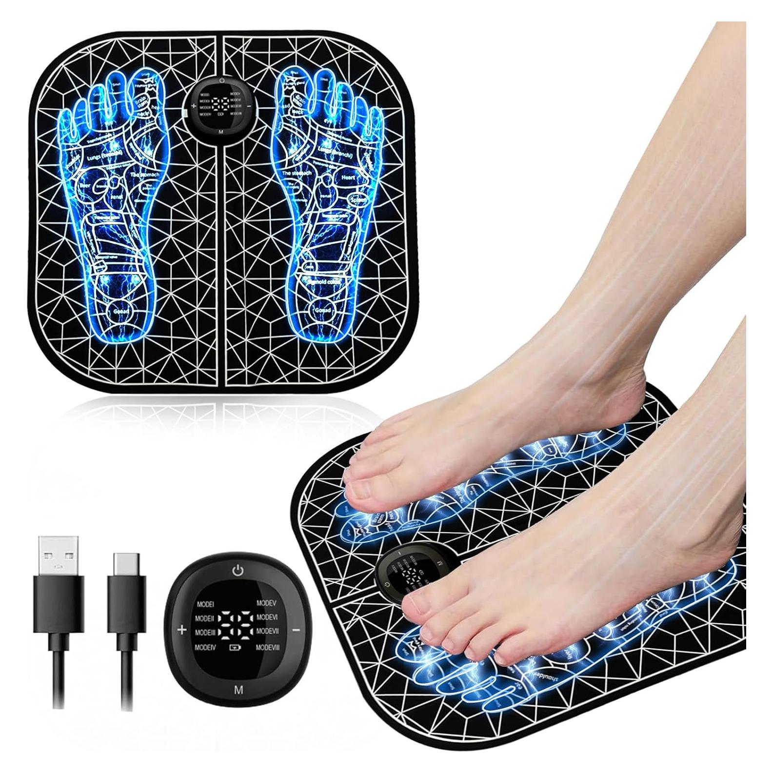 Masajeador de Pies Eléctrico TOGECOS TENS Doble Canal 32cm