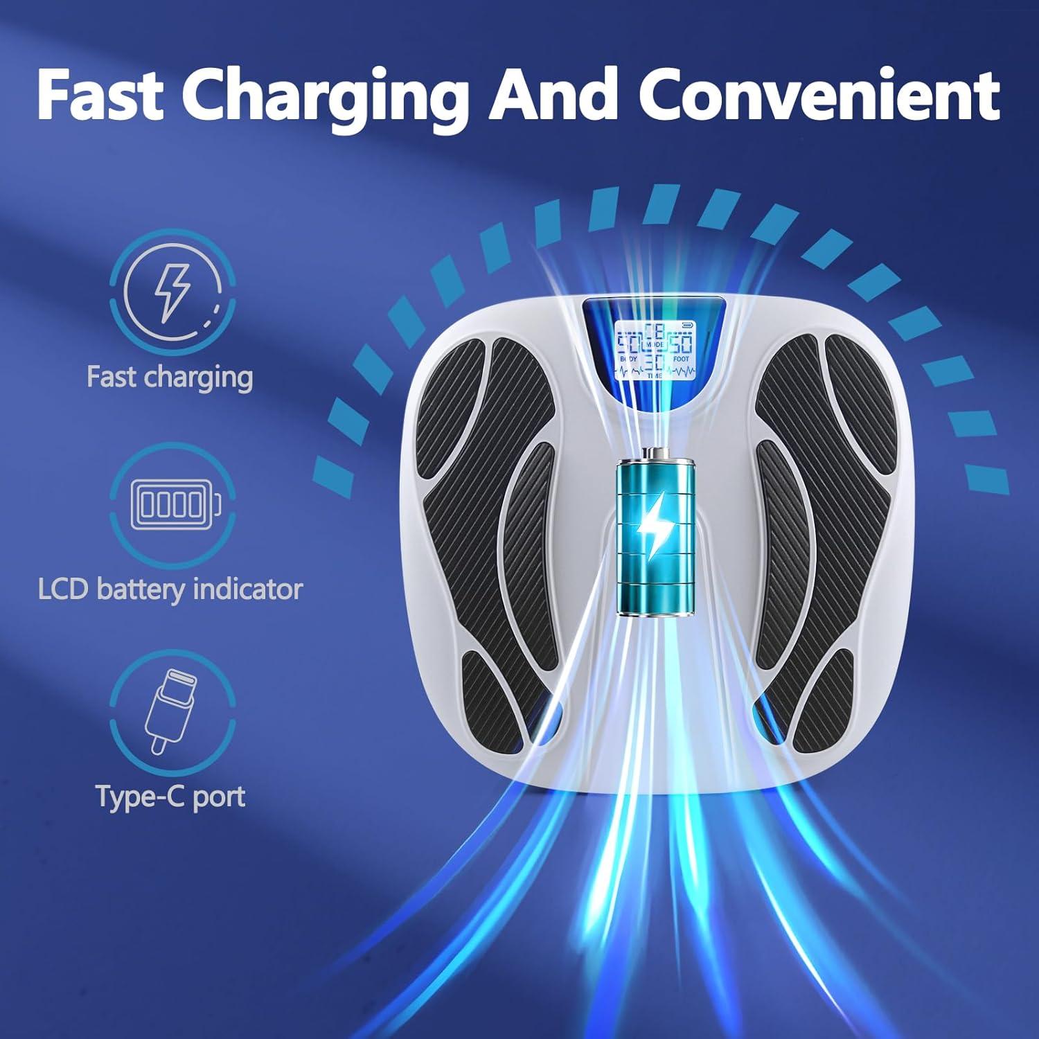 Masajeador de pies EMS OSITO para neuropatía y dolor muscular