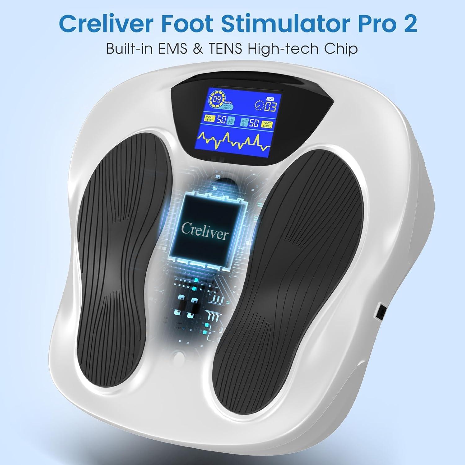 Masajeador de Pies EMS Creliver Pro 2, Alivio Dolor y Circulación