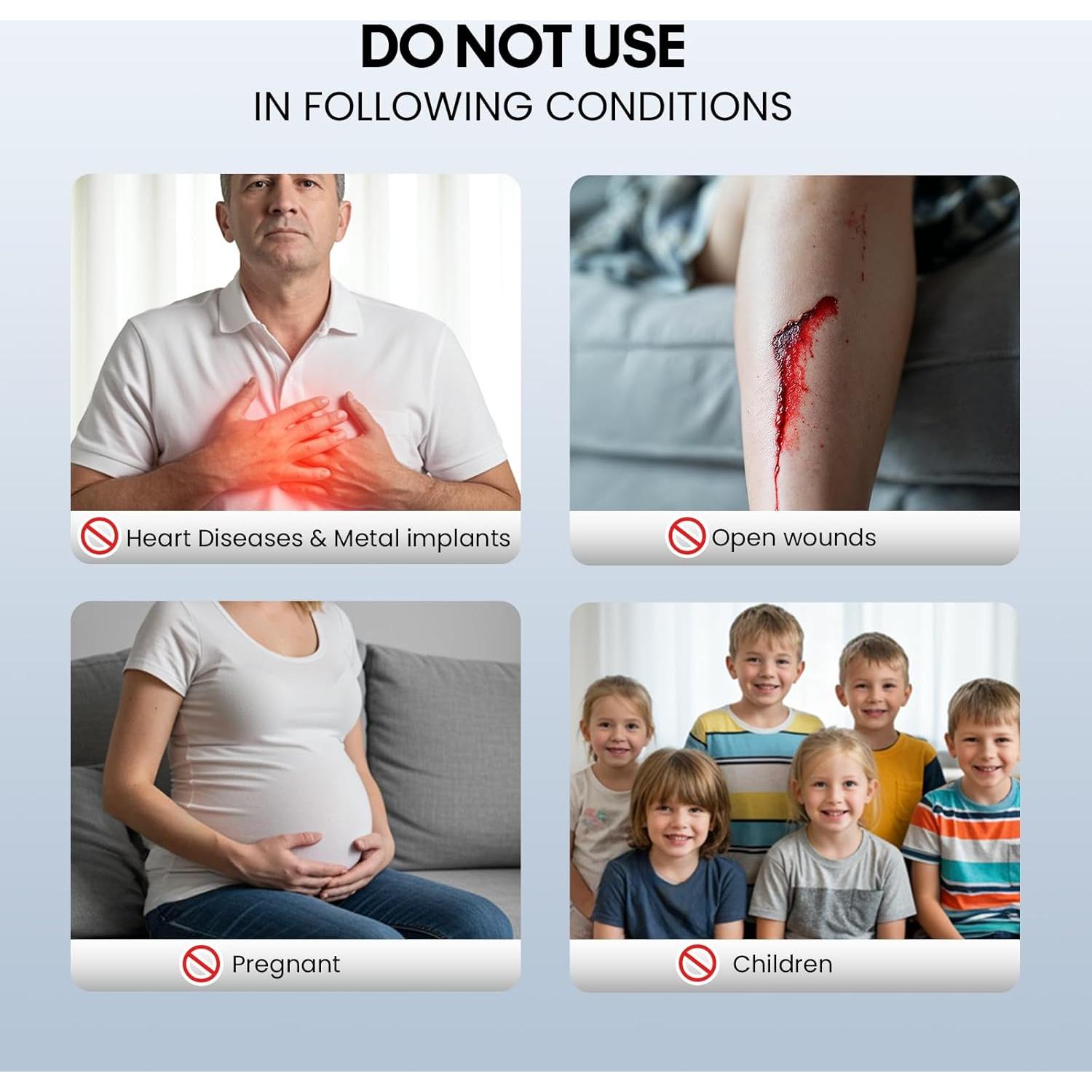 Masajeador de pies DASTOEJI EMS TENS 4-en-1 para neuropatía