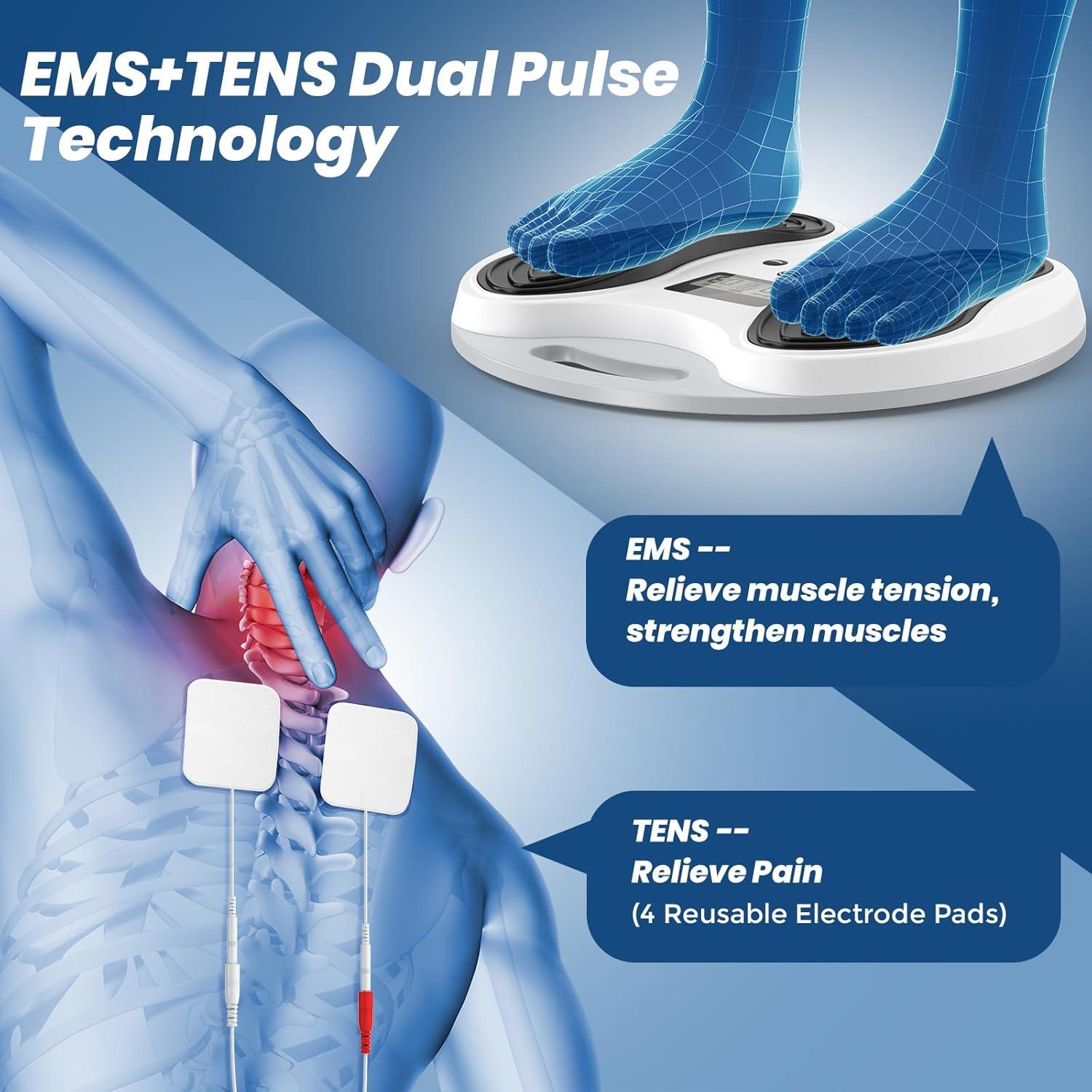 Masajeador de pies EMS IYSOJSLUNN para neuropatía y dolor