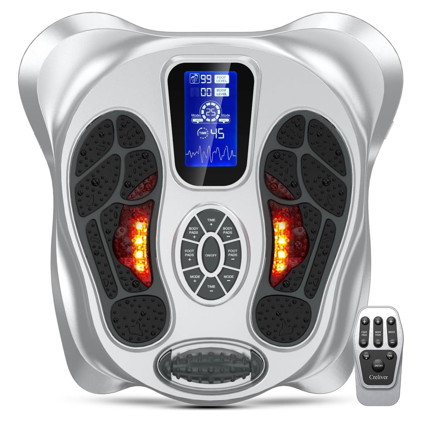 Masajeador de pies Creliver AST-300A EMS TENS 25 Modos