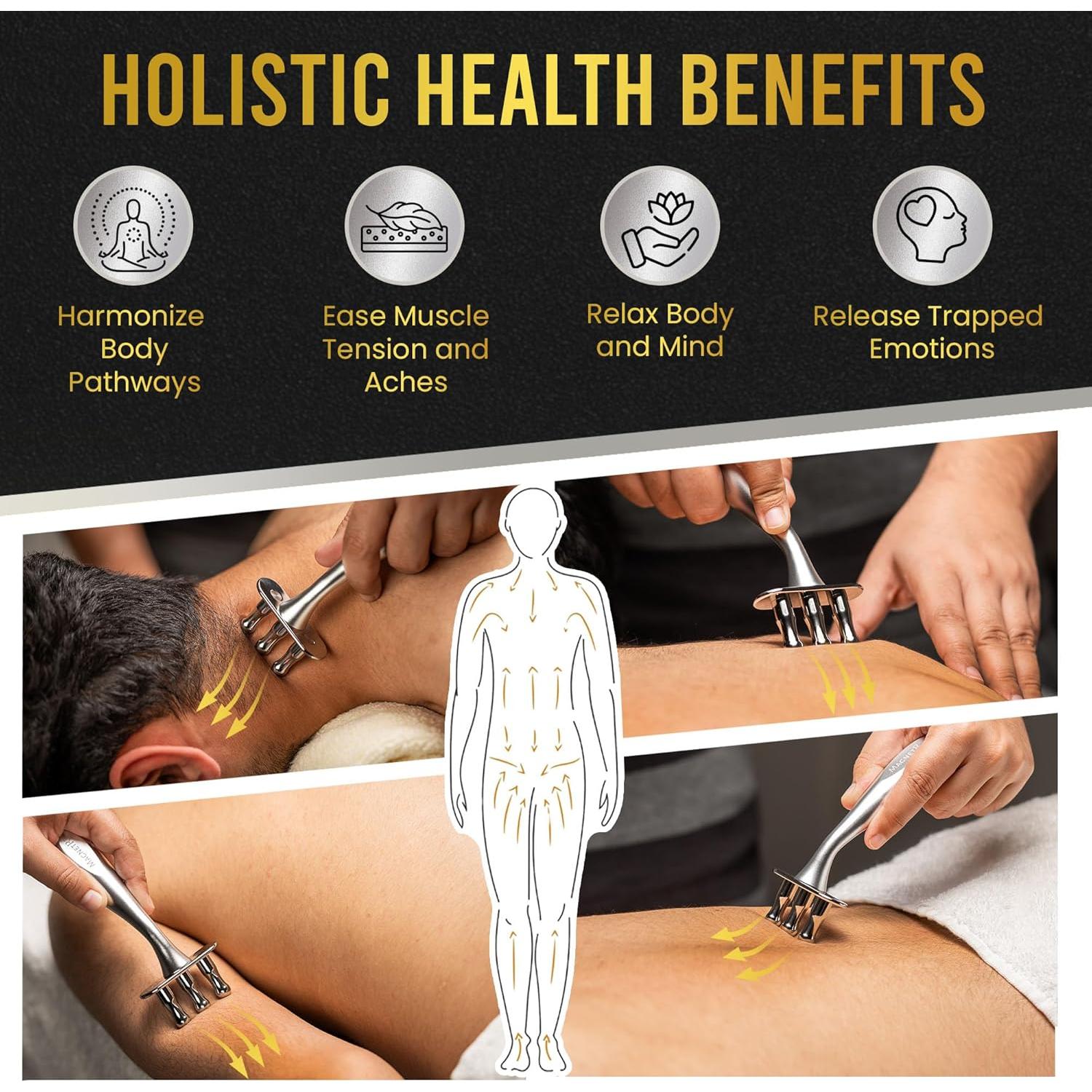 Tenedor de Masaje Magnético MagnetRX ECM01 - Terapia Portátil