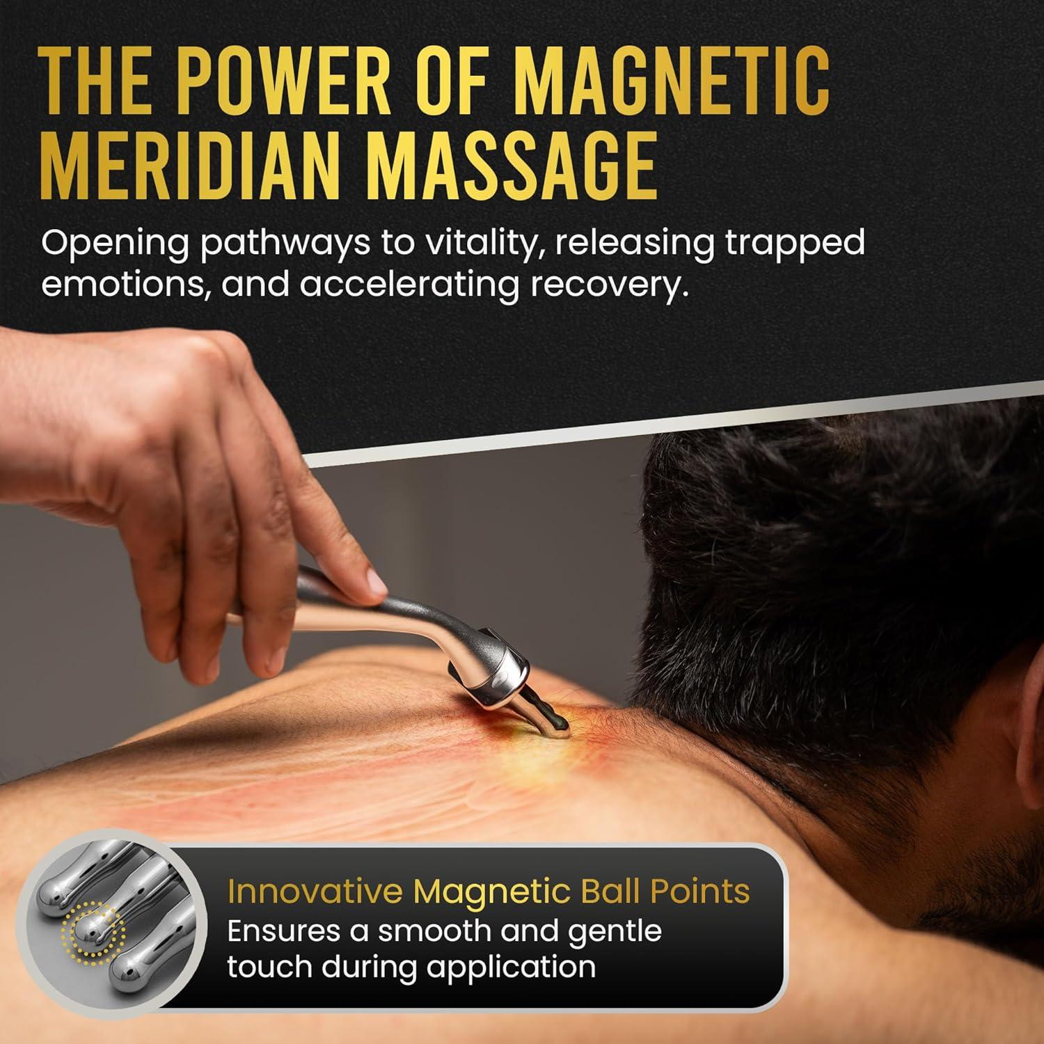 Tenedor de Masaje Magnético MagnetRX ECM01 - Terapia Portátil
