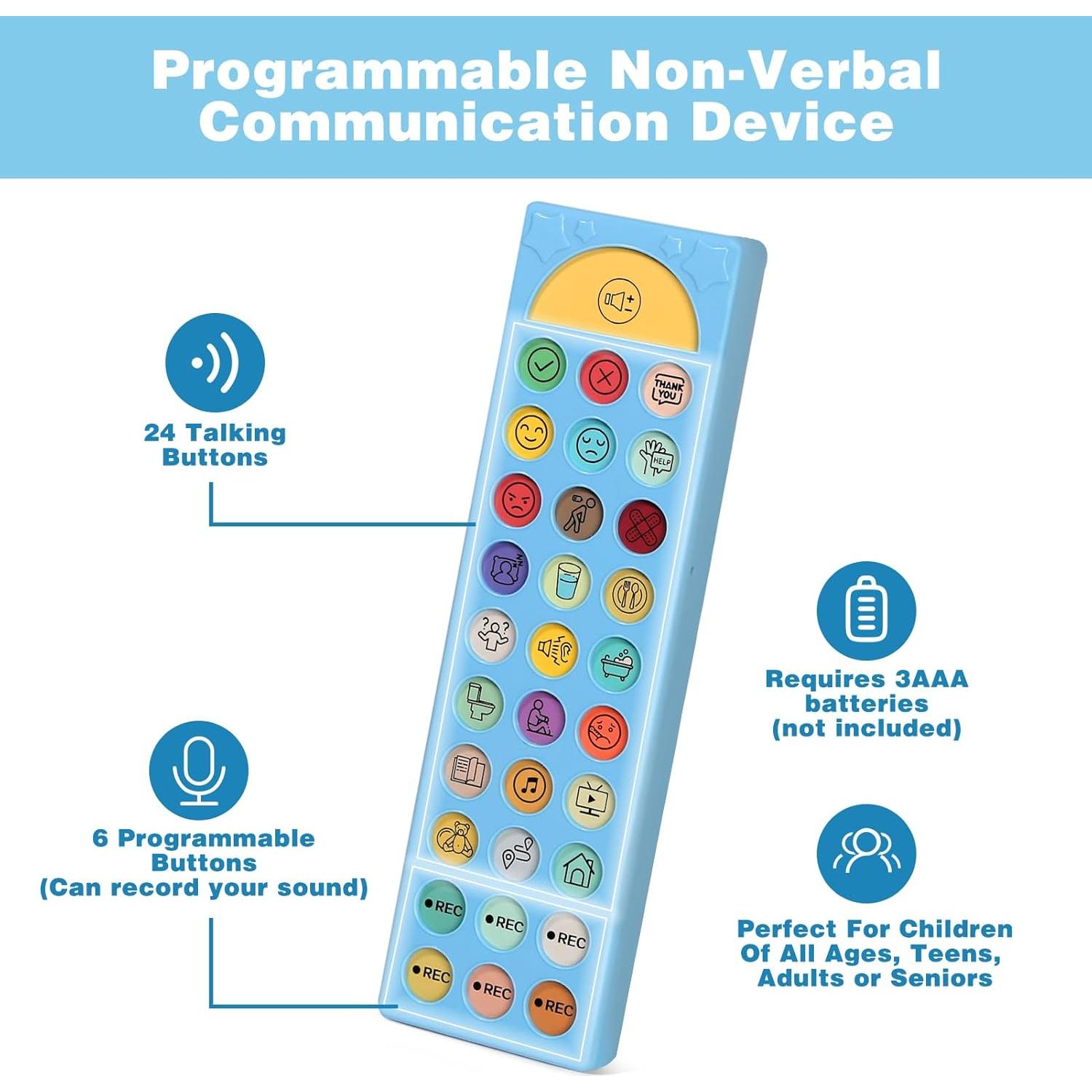 Dispositivo AAC Joyreal para Autismo con 6 Botones Programables