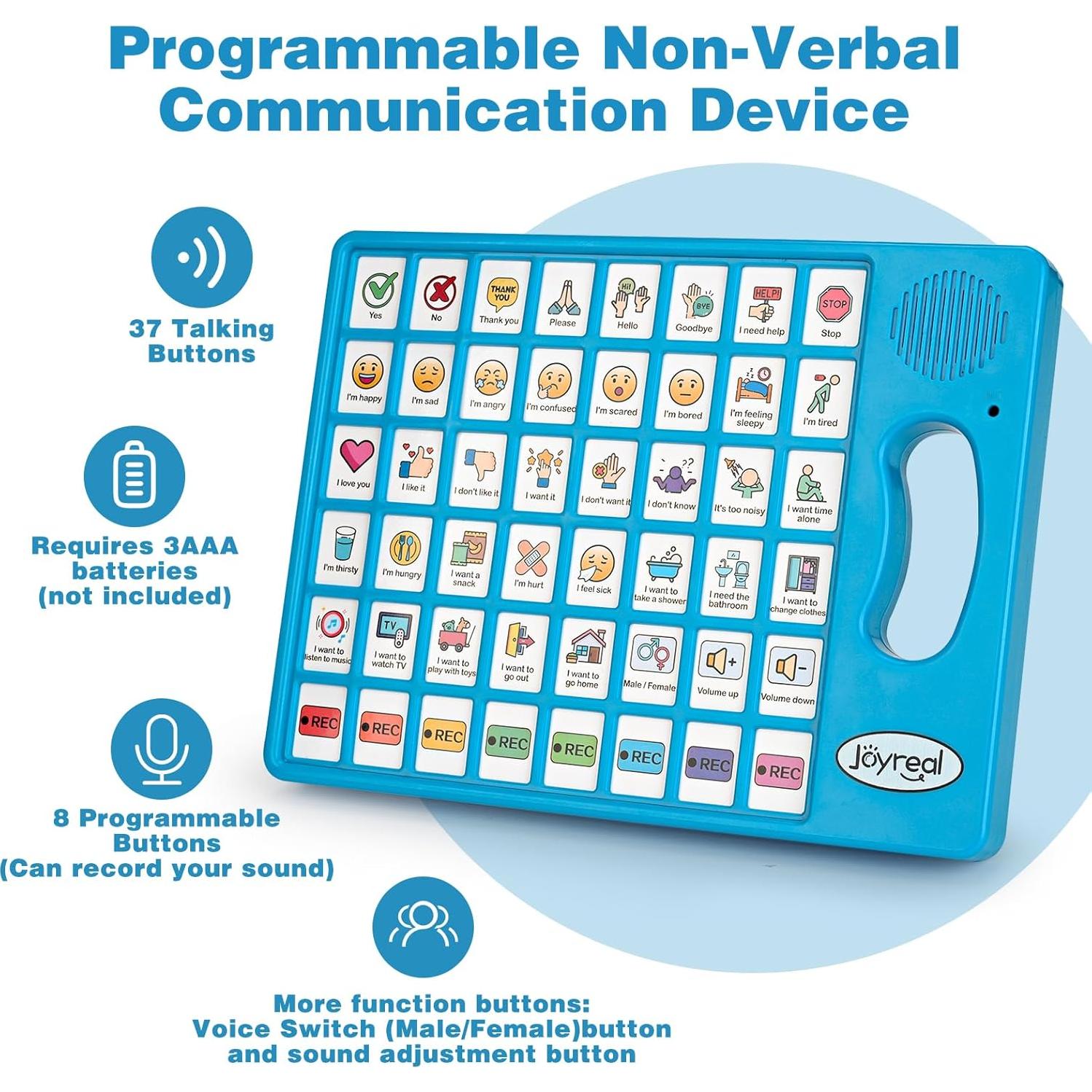 Dispositivo AAC Joyreal para Autismo con 6 Botones Programables