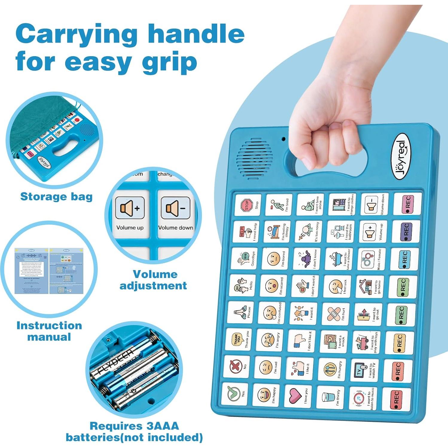 Dispositivo AAC Joyreal para Autismo con 6 Botones Programables