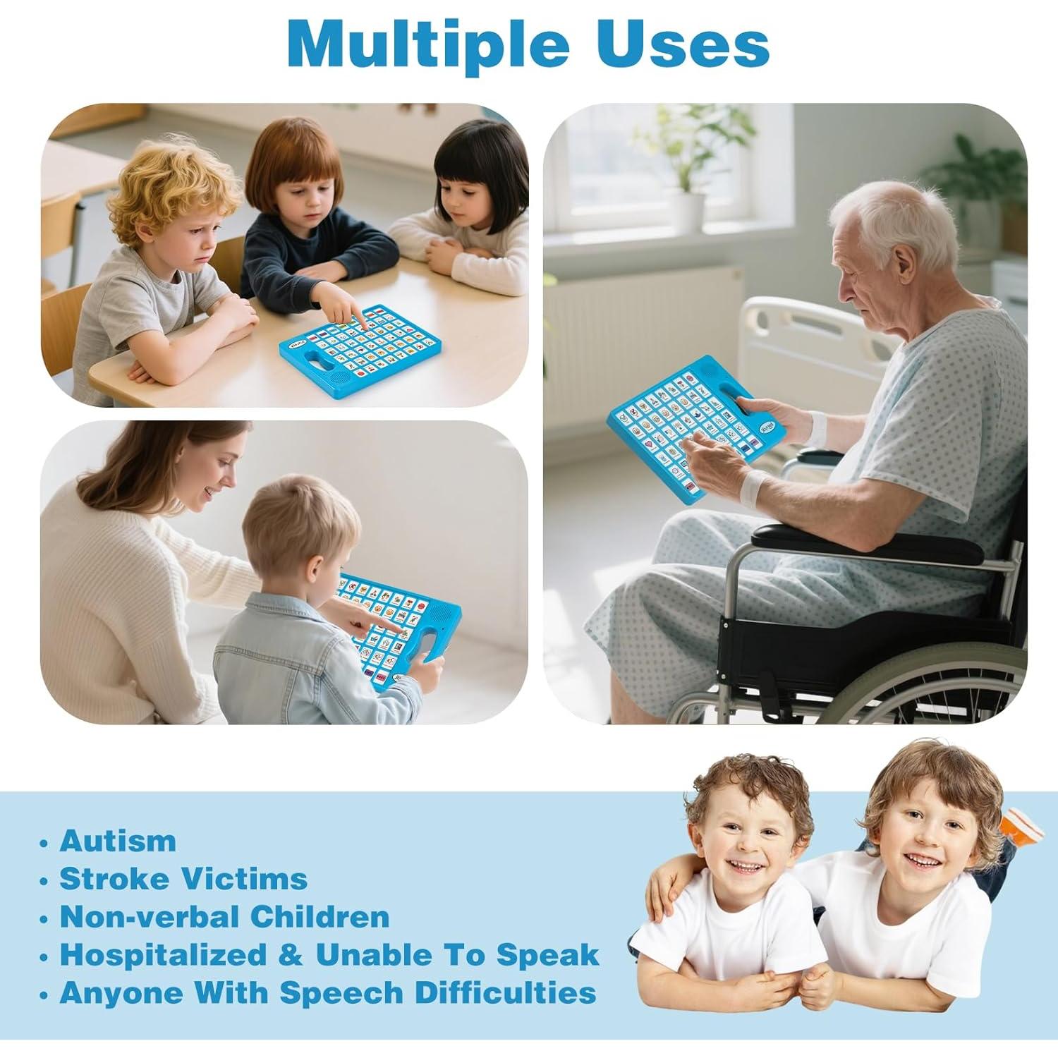 Dispositivo AAC Joyreal para Autismo con 6 Botones Programables