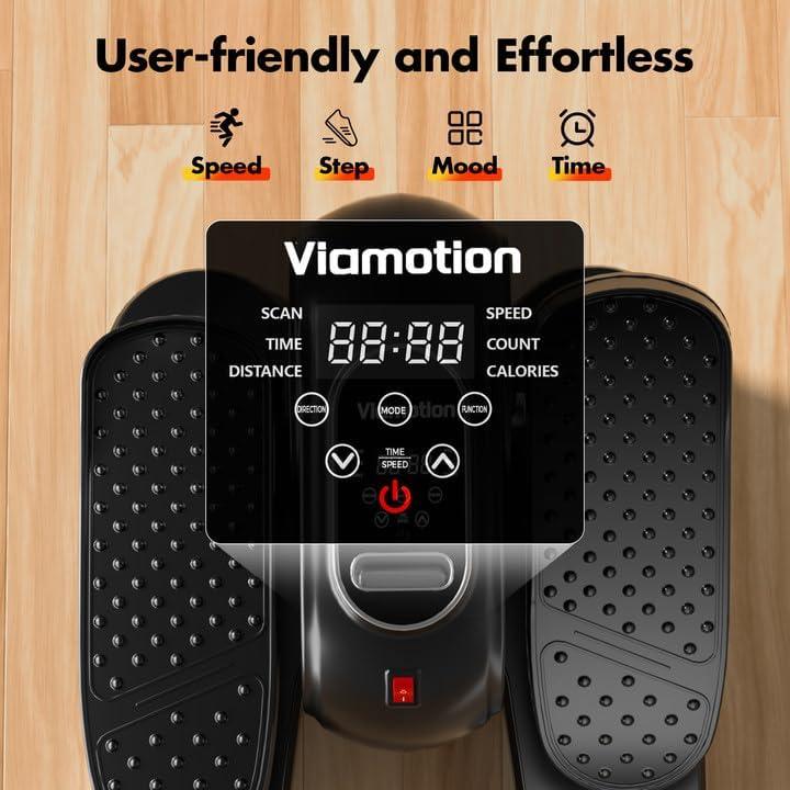 Máquina Elíptica de Escritorio Viamotion, Ejercitador Silencioso 12 Velocidades